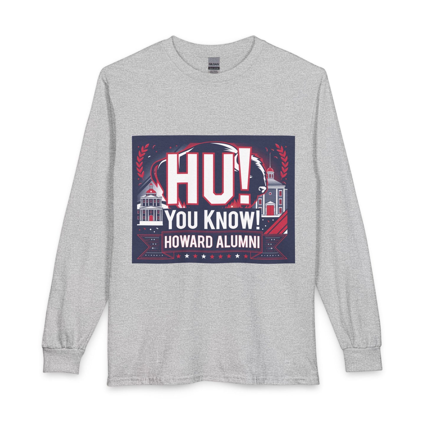 Howard University Heritage Reserve/Unisex Long Sleeve T-Shirt 4