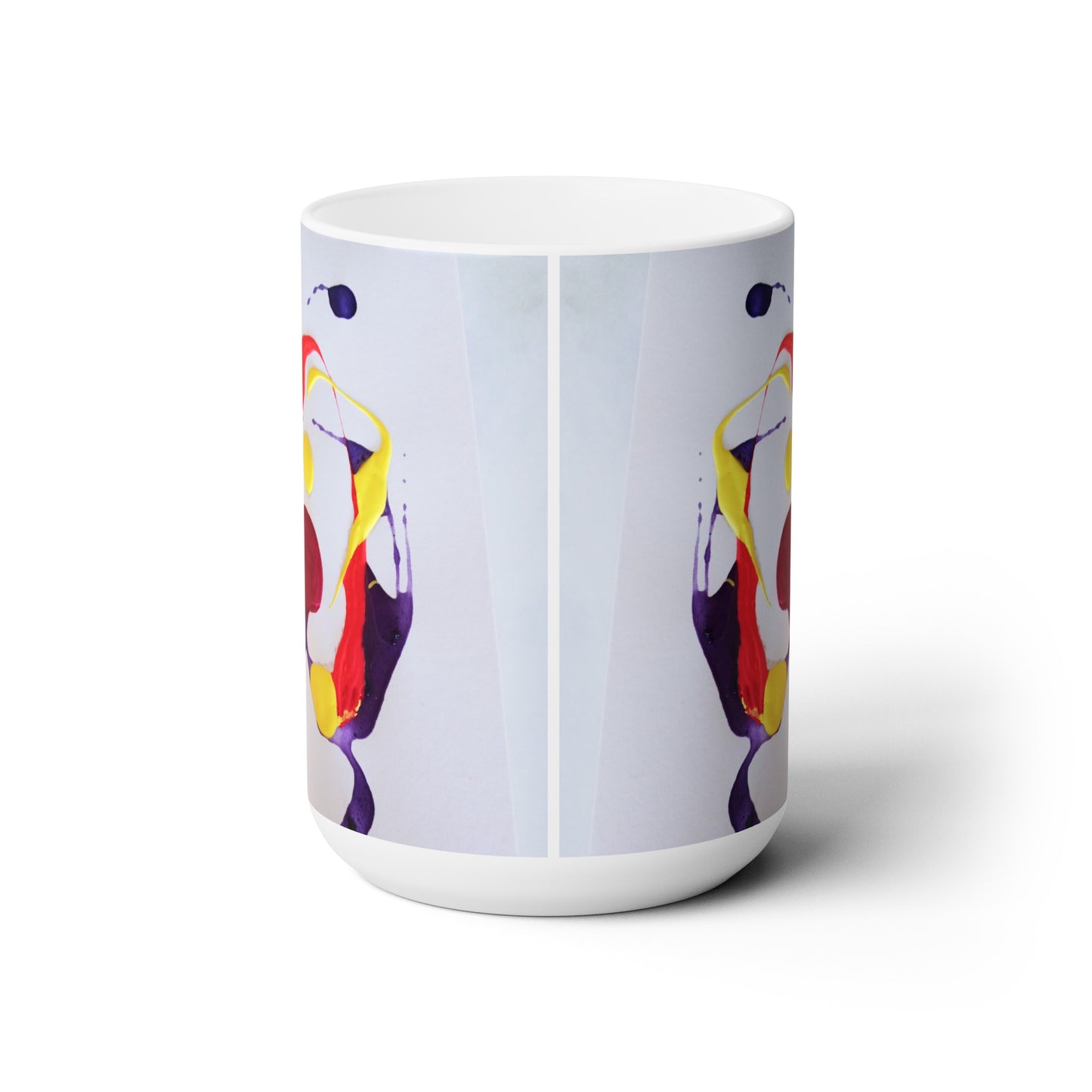 Artsy Abstract Ceramic Mug 15oz