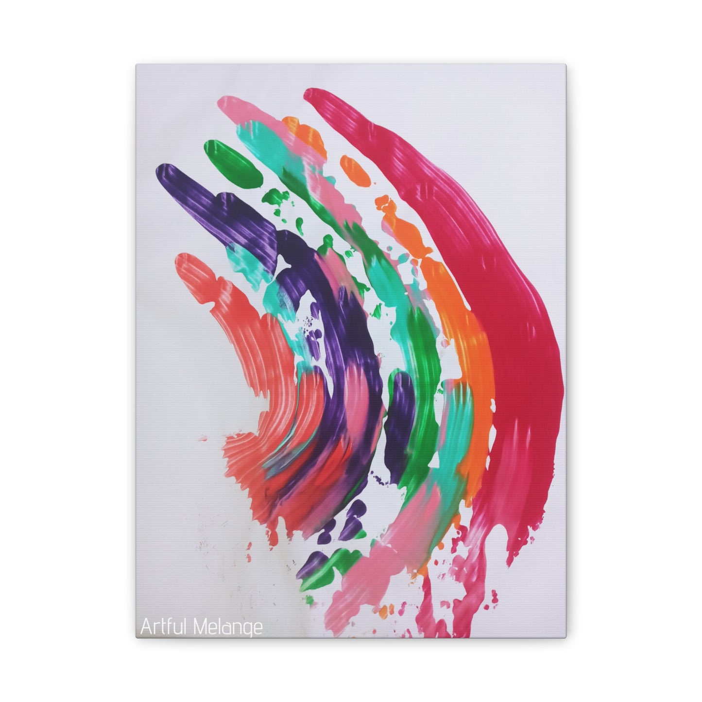 Primary Elegance: A Symphony of Sophistication Canvas Print