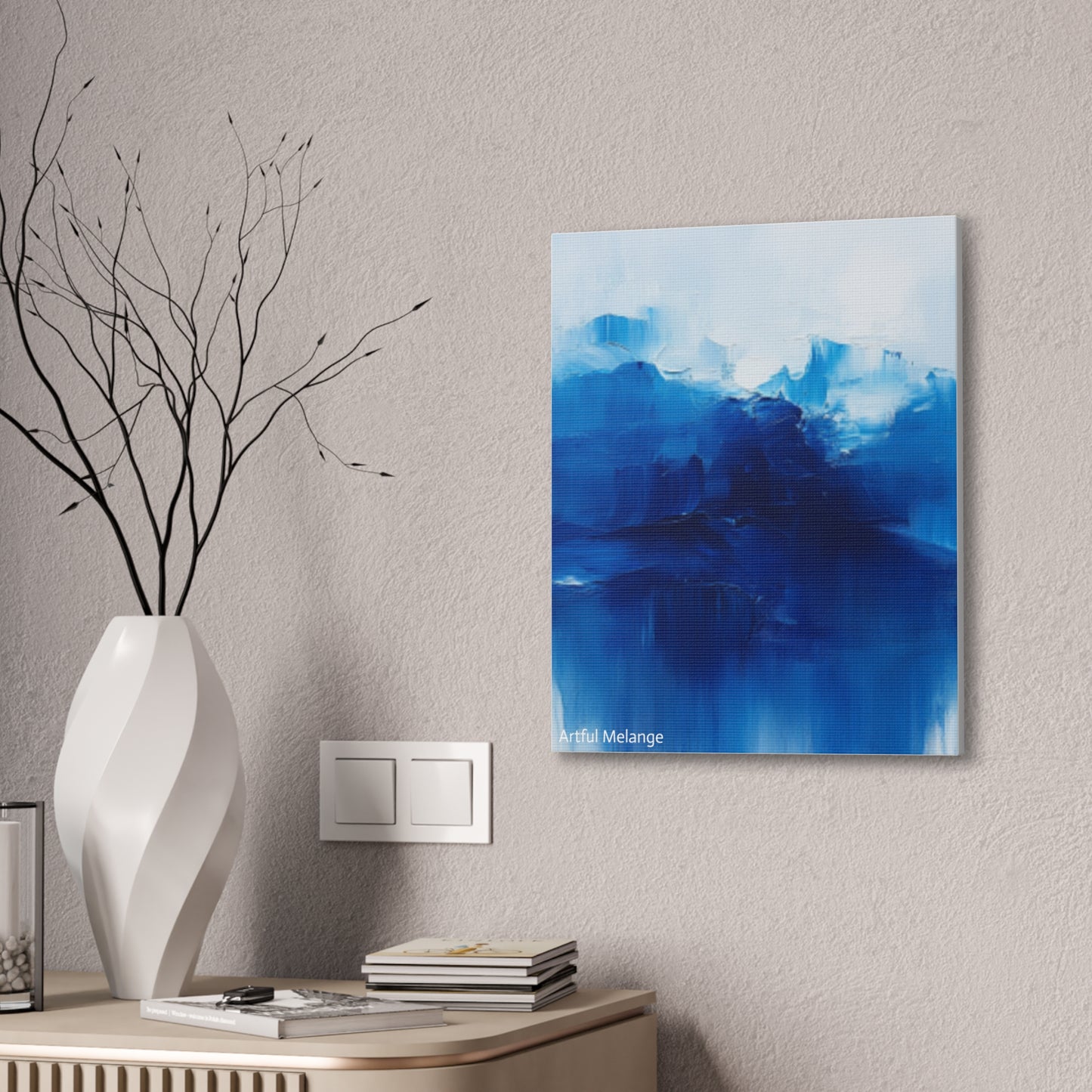 Acrylic Abstract Canvas Print - Richly Textured Artistry