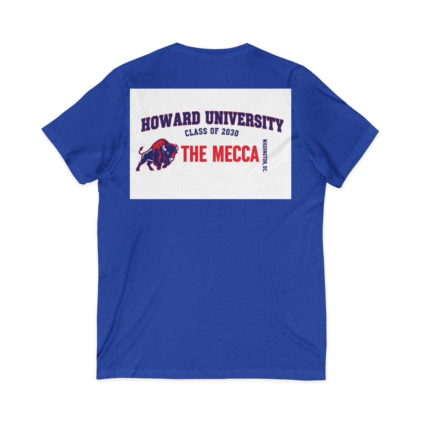 Howard University Class of 2030 Unisex V-Neck T-Shirt | The Mecca Incoming Class Tee