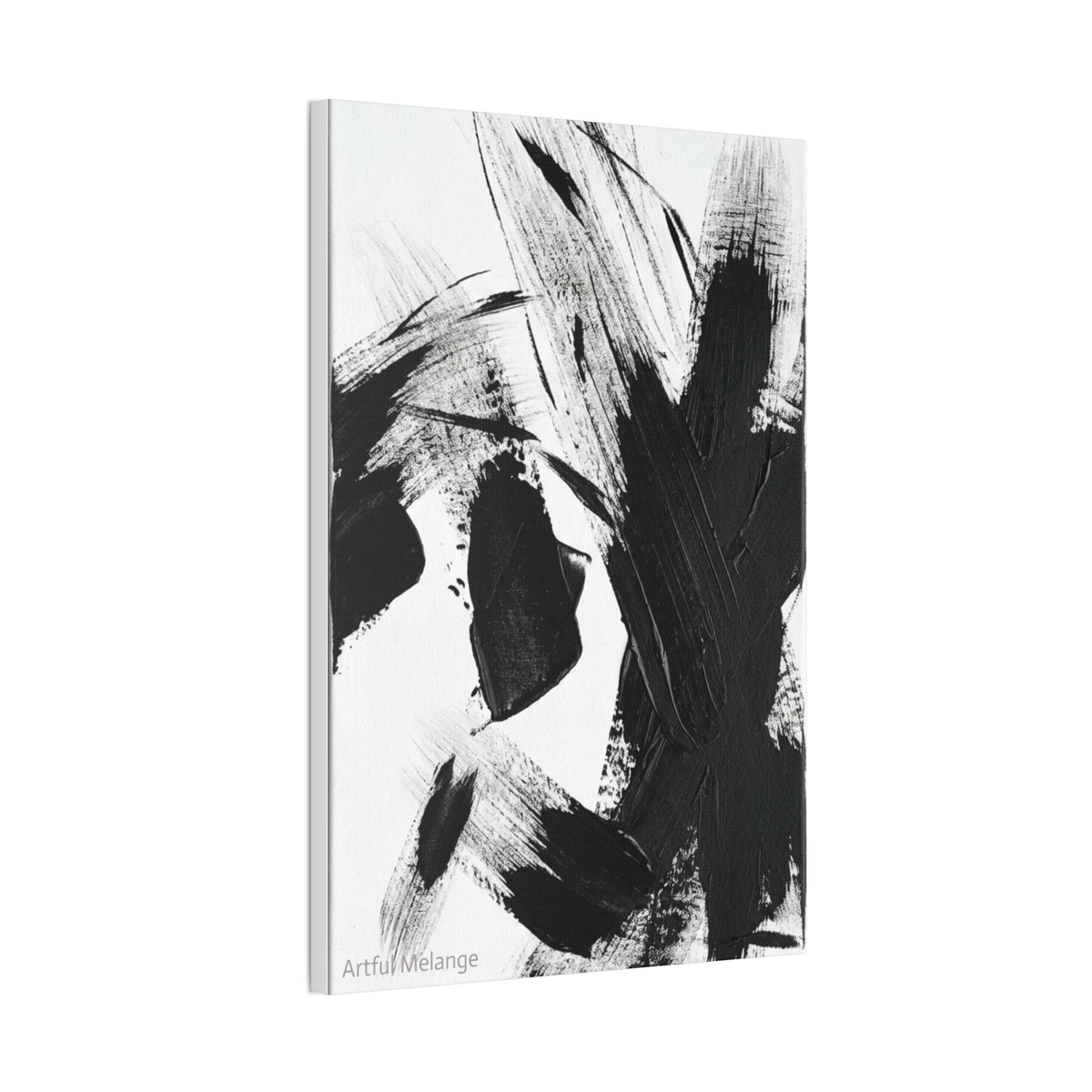 Acrylic Abstract Canvas Print - Richly Textured Artistry