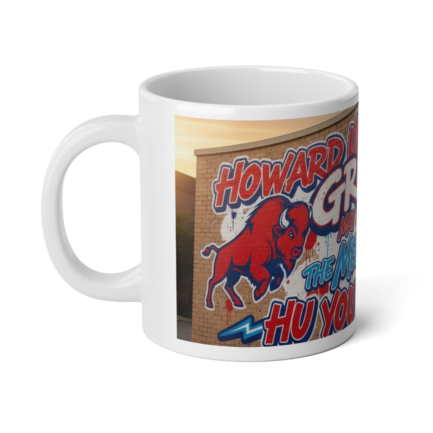 Howard University Class of 2026 Mug – The Mecca Bison Pride,Jumbo Mug, 20oz