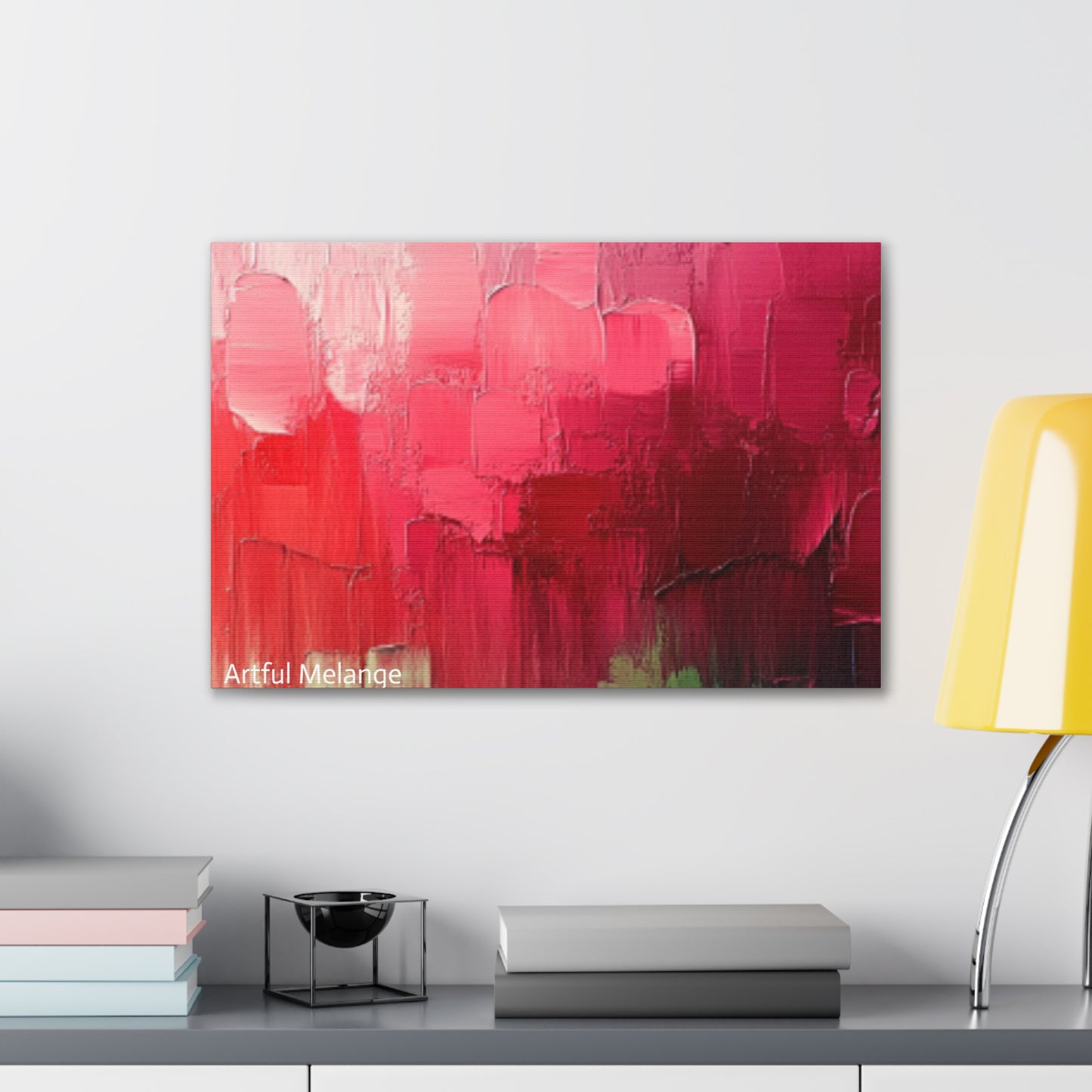 Acrylic Abstract Canvas Print - Richly Textured Artistry