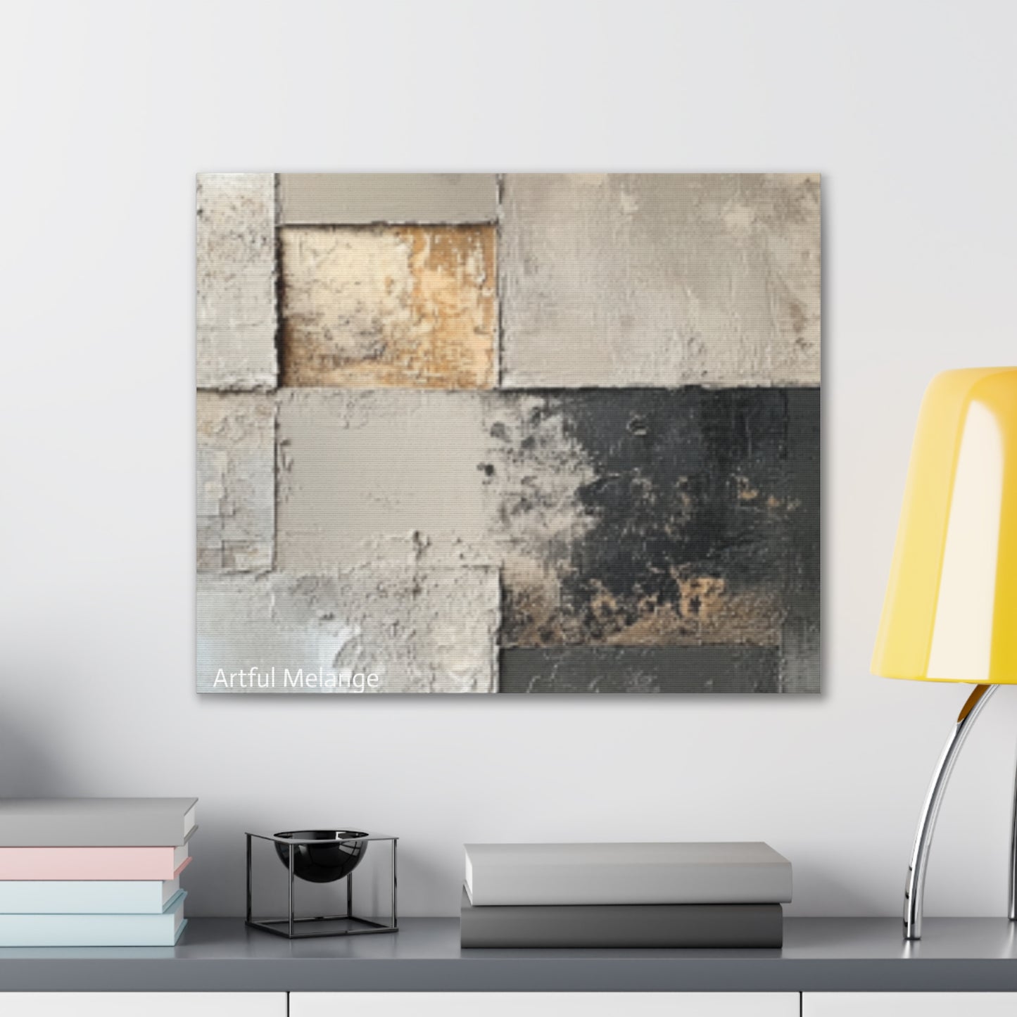 Acrylic Abstract Canvas Print - Richly Textured Artistry
