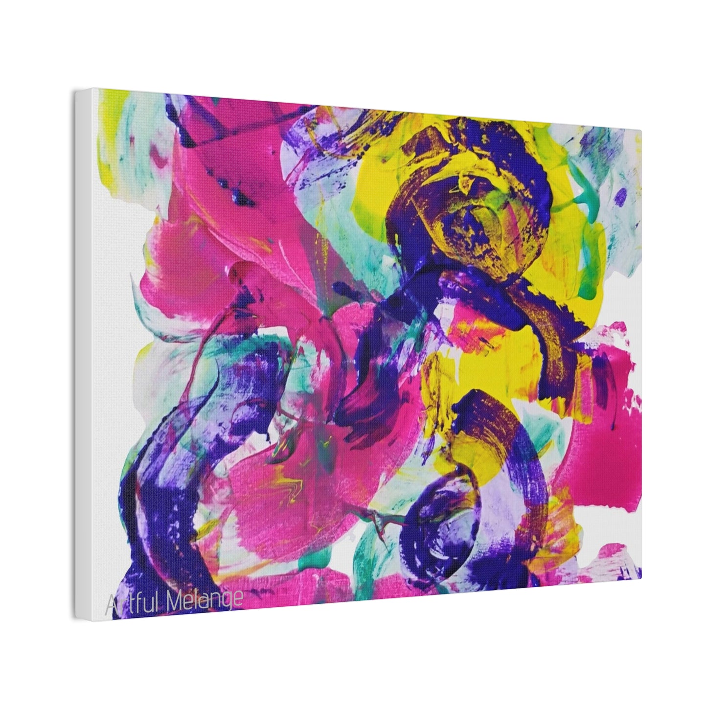 Primary Elegance: A Symphony of Sophistication Canvas Print