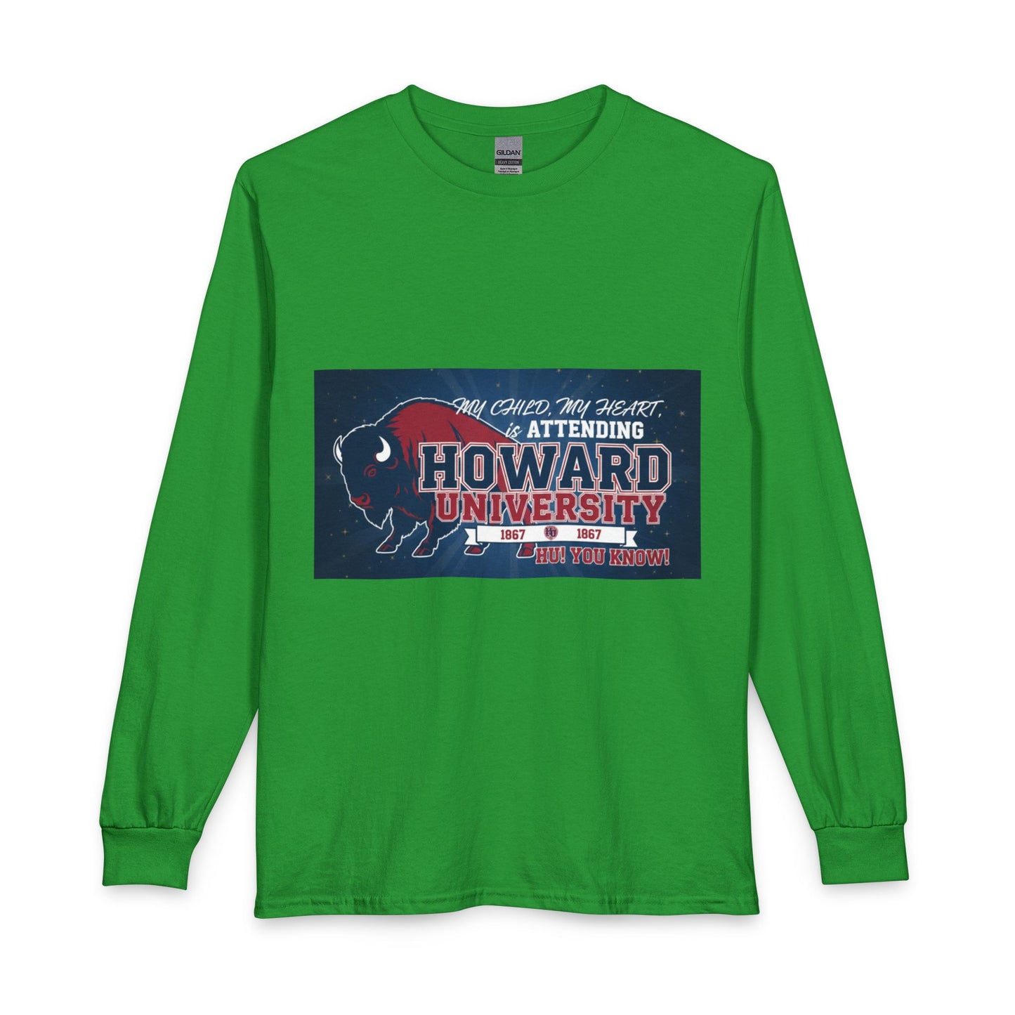 Howard University Pride Family Statement/Unisex Long Sleeve T-Shirt 6