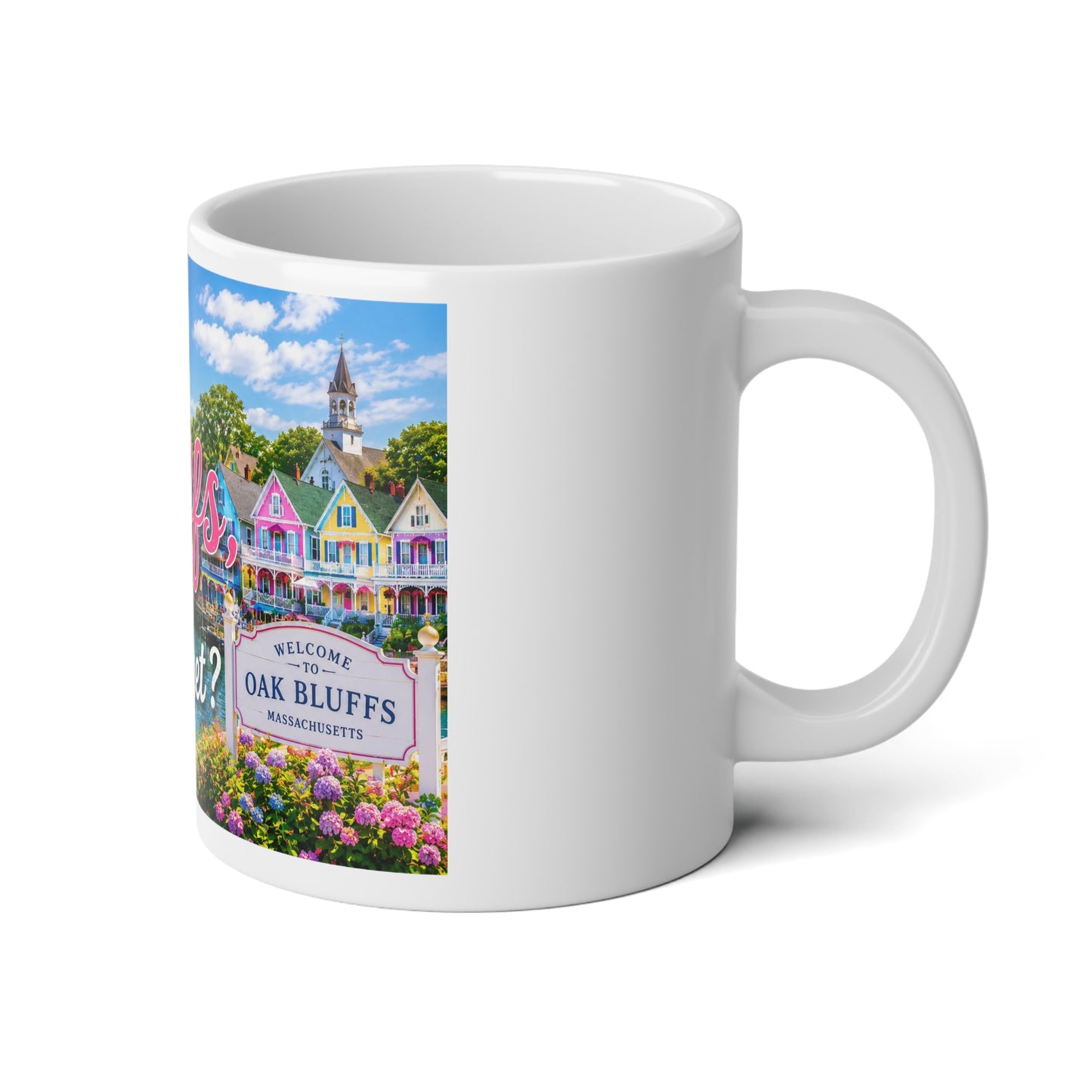 Take Me Back to the Bluffs 20 oz Mug | Oak Bluffs Vineyard Town Scenes