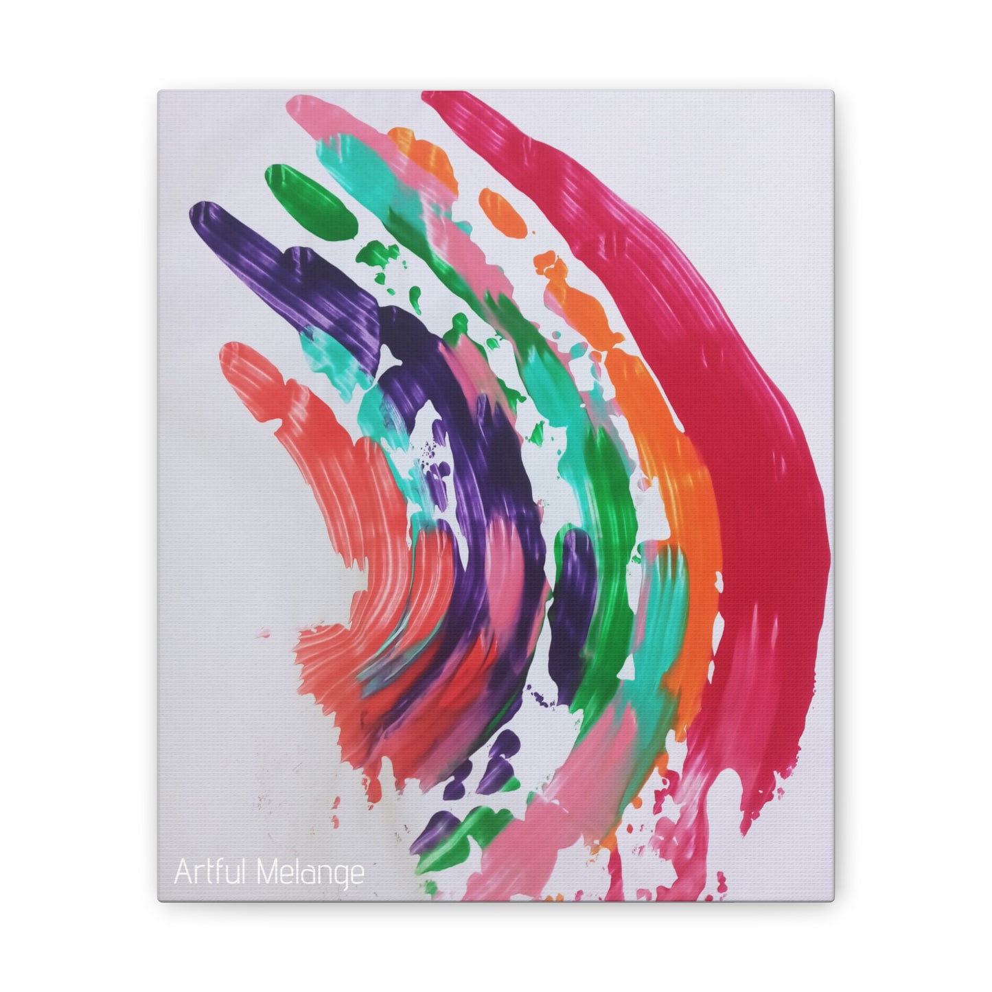 Primary Elegance: A Symphony of Sophistication Canvas Print