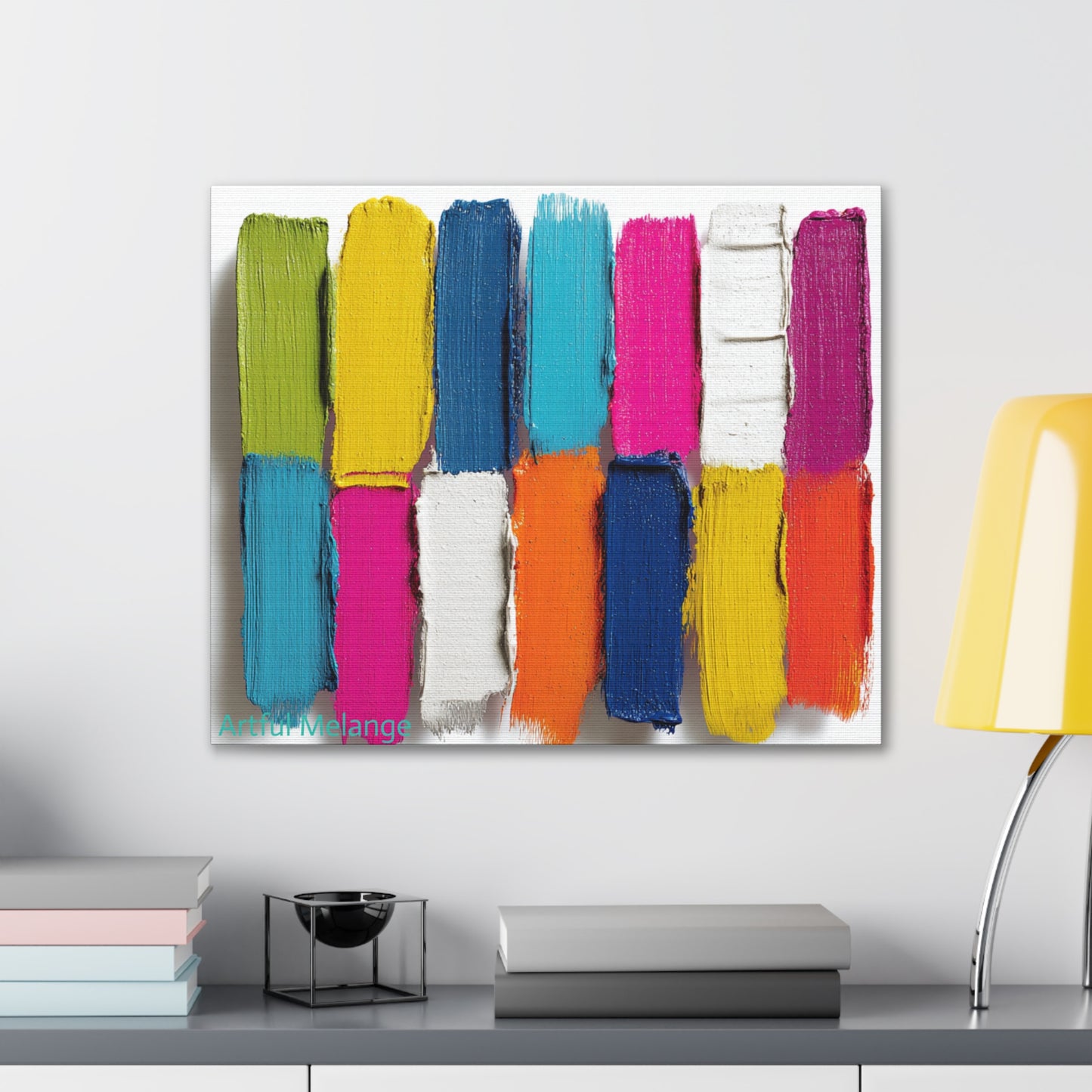 Acrylic Abstract Canvas Print - Richly Textured Artistry
