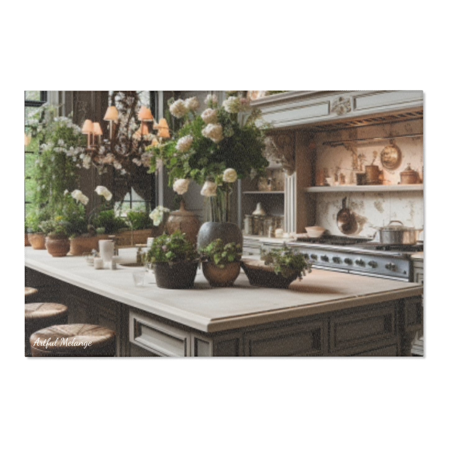 French Country Kitchen Area Rug