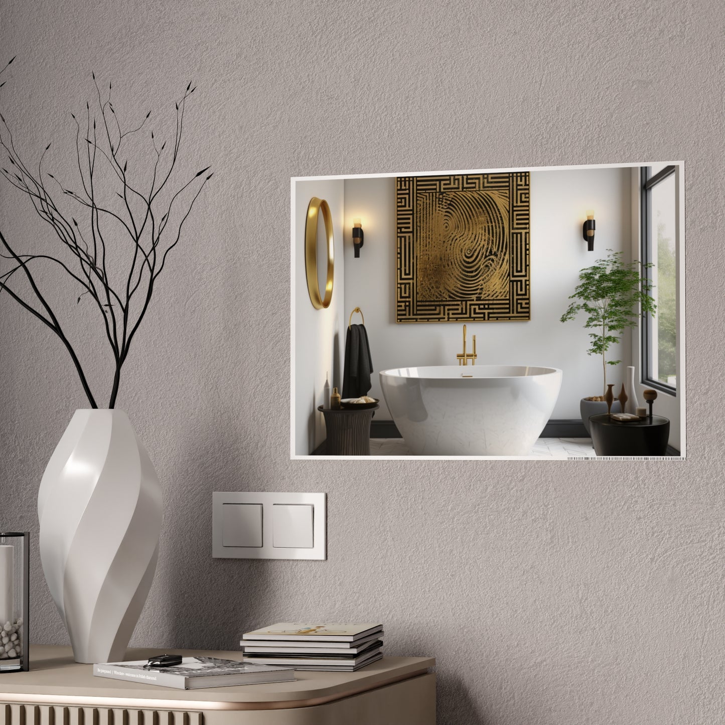 Cultural Elegance Bathscapes Poster Art