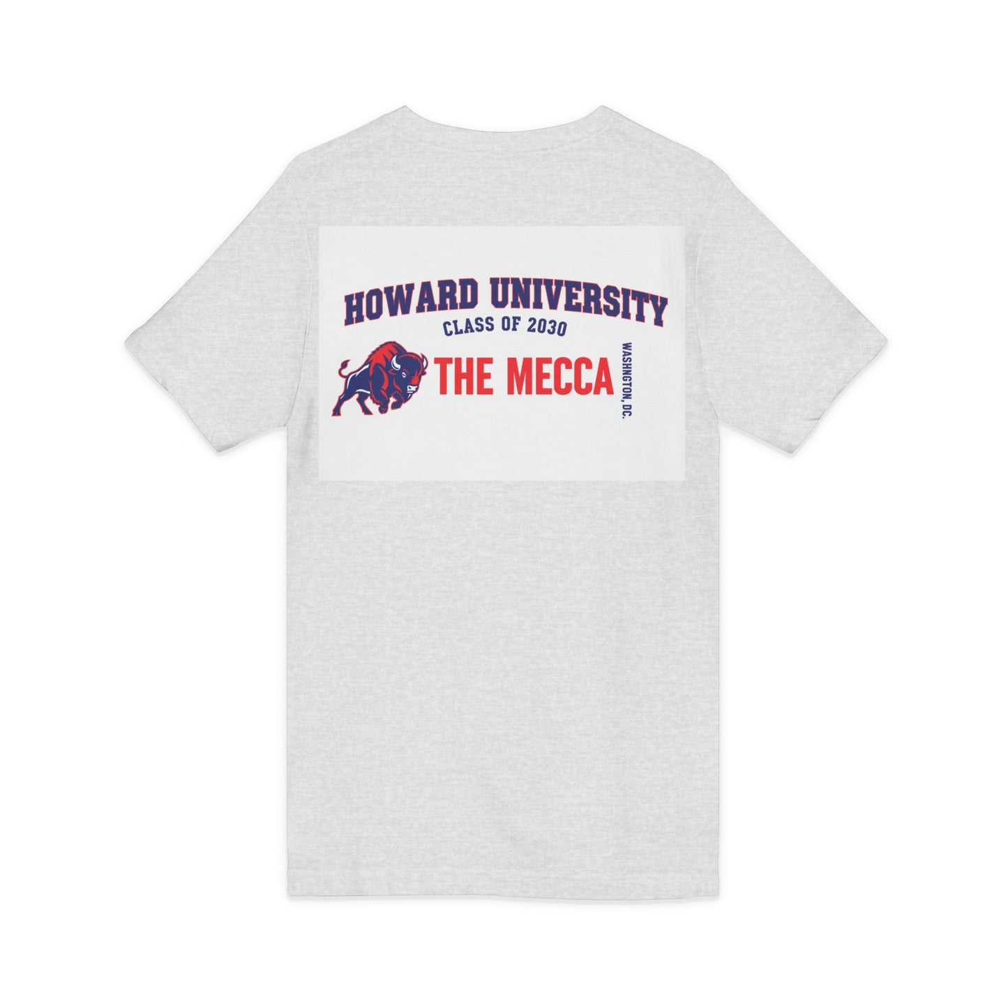 Howard University Class of 2030 Unisex V-Neck T-Shirt | The Mecca Incoming Class Tee