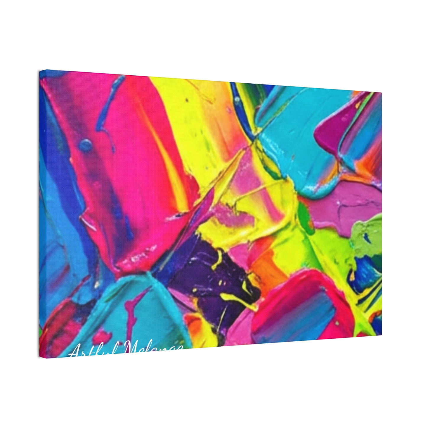Acrylic Abstract Canvas Print - Richly Textured Artistry
