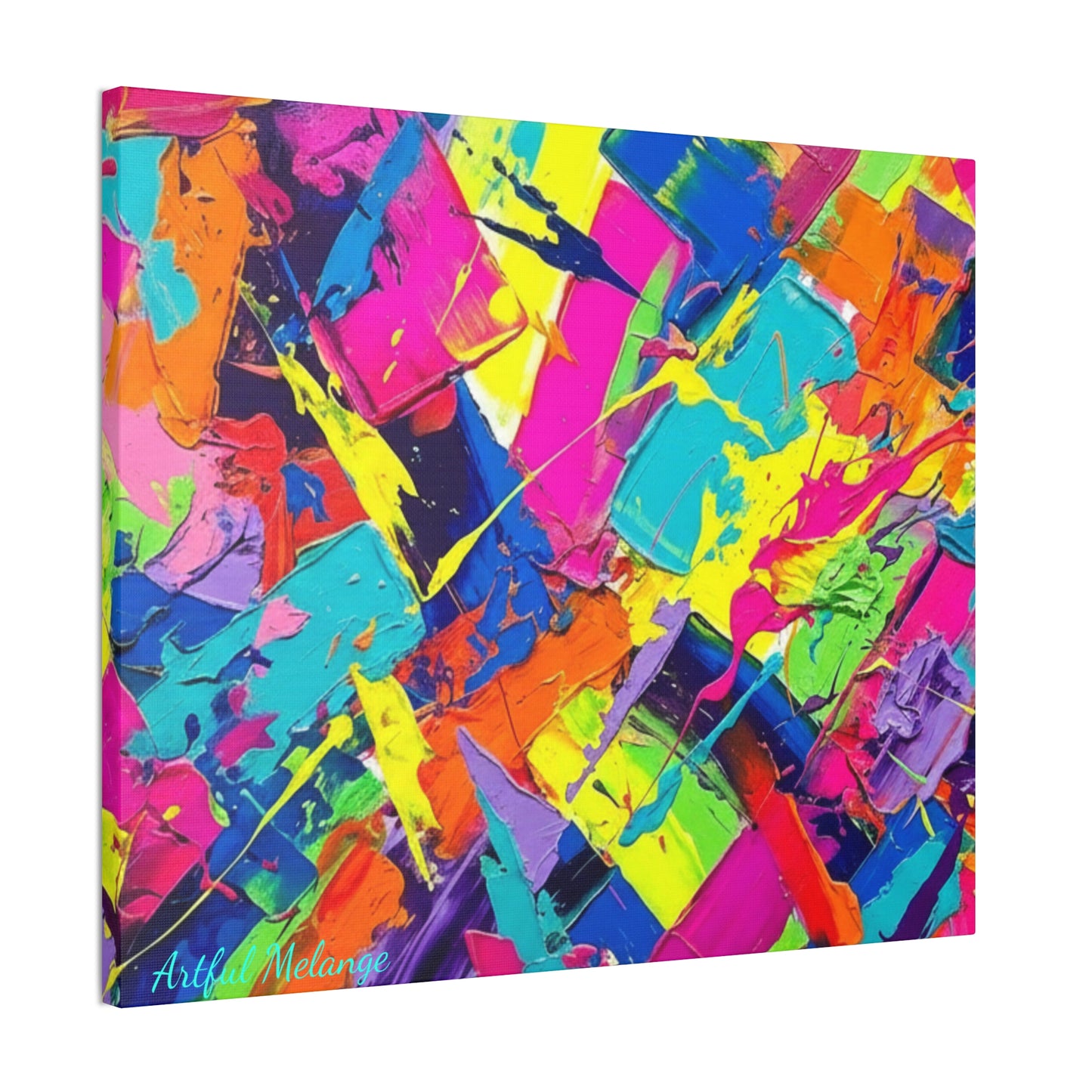 Acrylic Abstract Canvas Print - Richly Textured Artistry