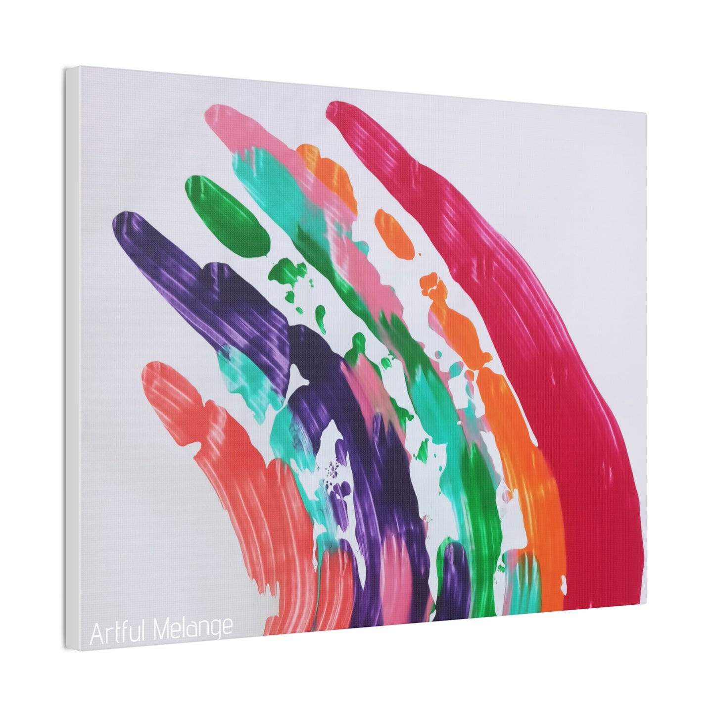 Primary Elegance: A Symphony of Sophistication Canvas Print