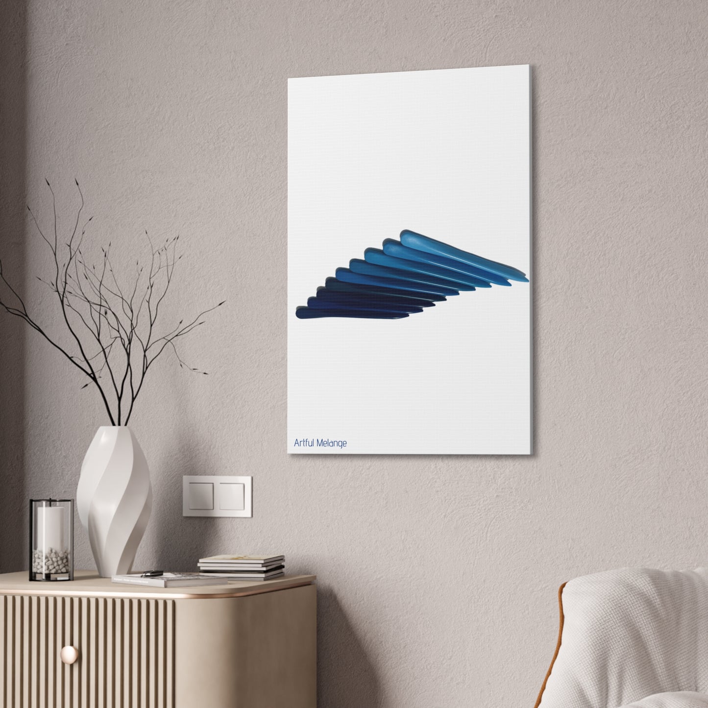 Spectrum Stacks: A Colorful Daydream in Posters and Canvas Prints/Vote Blue wave