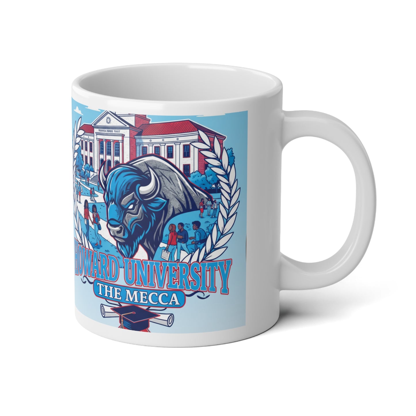 Howard Bison Heritage Mug – The Mecca Jumbo Mug 10, 20oz