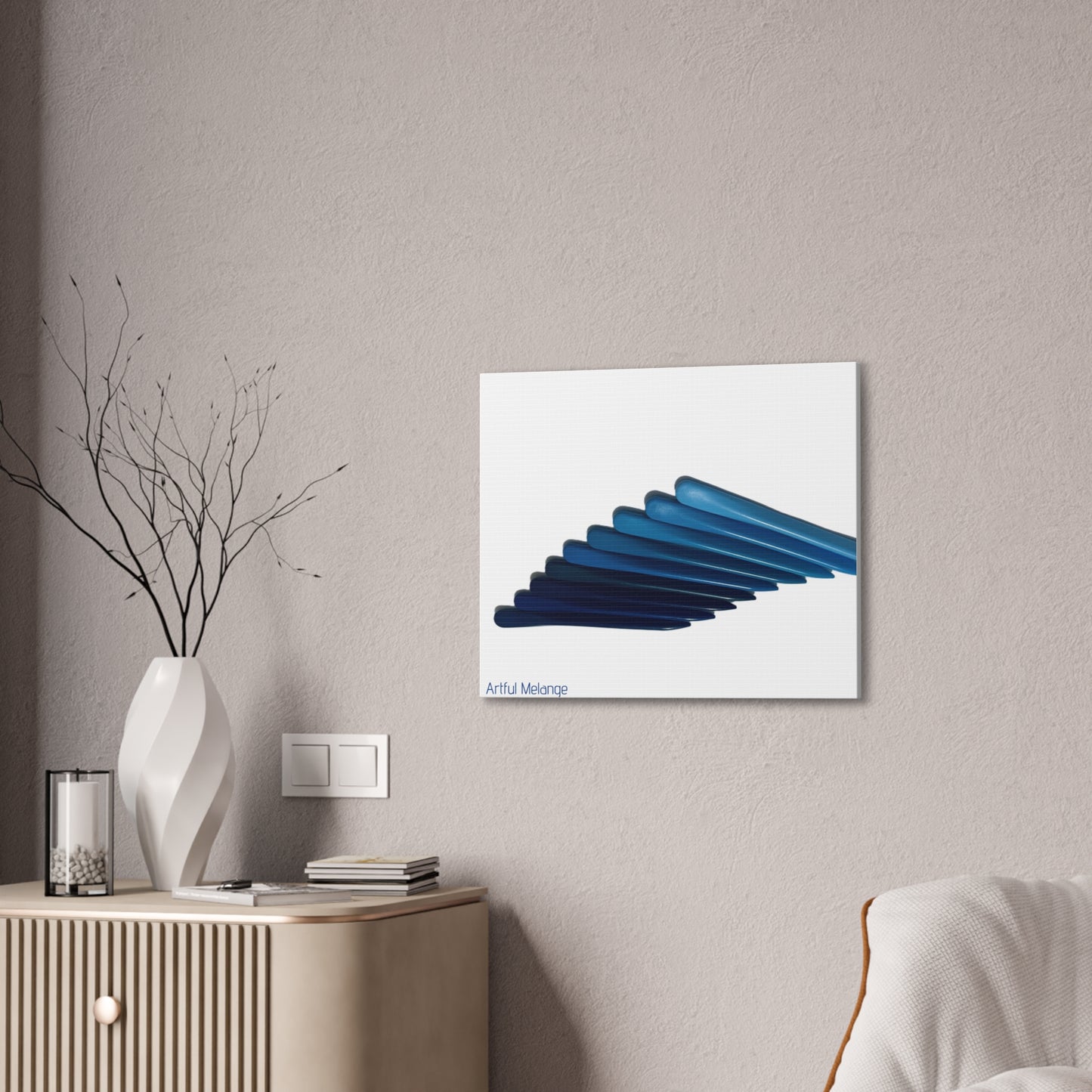Spectrum Stacks: A Colorful Daydream in Posters and Canvas Prints/Vote Blue wave