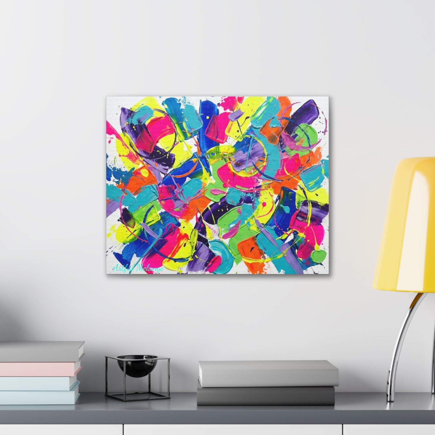 Acrylic Abstract Canvas Print - Richly Textured Artistry