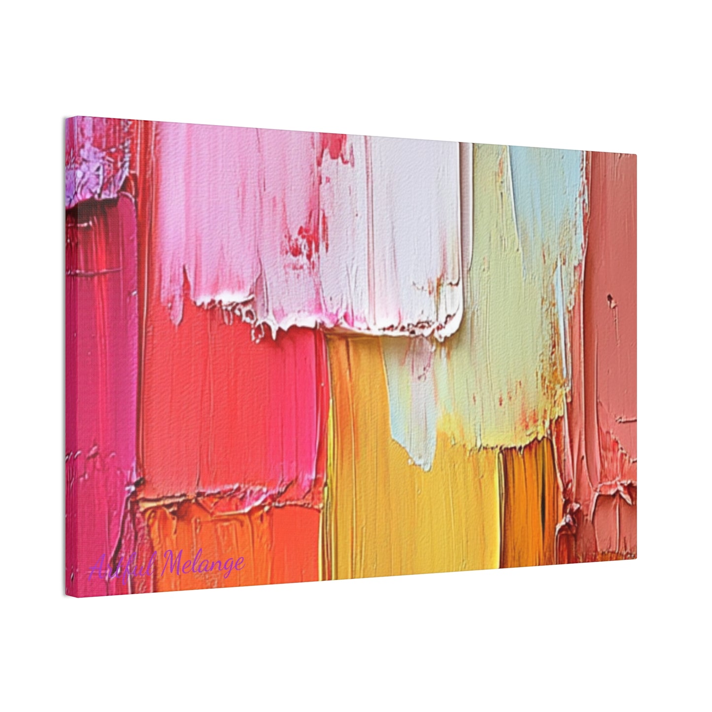 Acrylic Abstract Canvas Print - Richly Textured Artistry