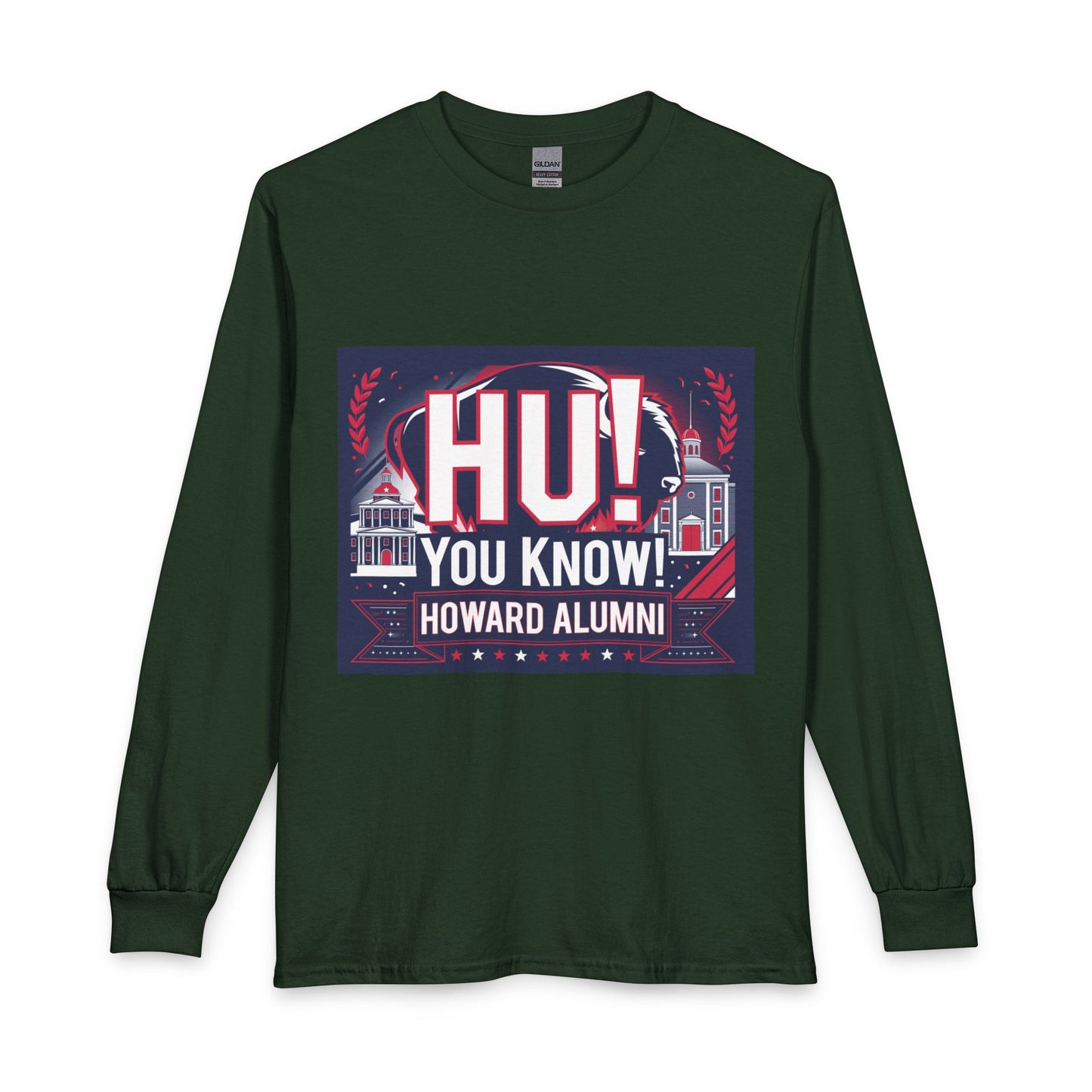 Howard University Heritage Reserve/Unisex Long Sleeve T-Shirt 4