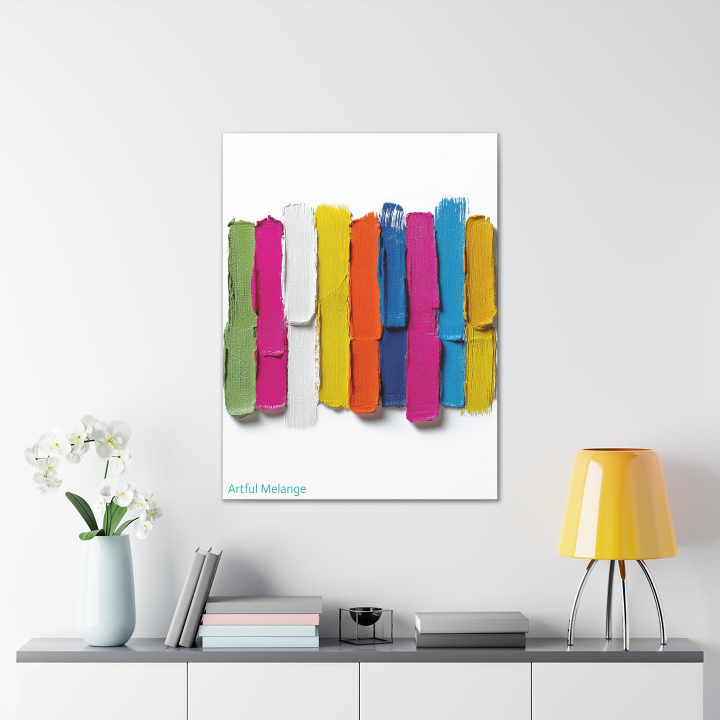Acrylic Abstract Canvas Print - Richly Textured Artistry