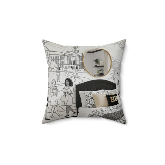 HOWARD NIGHTS PILLOW COLLECTION/ LIVE THE YARD /STYLE YOUR SPACE BLK1
