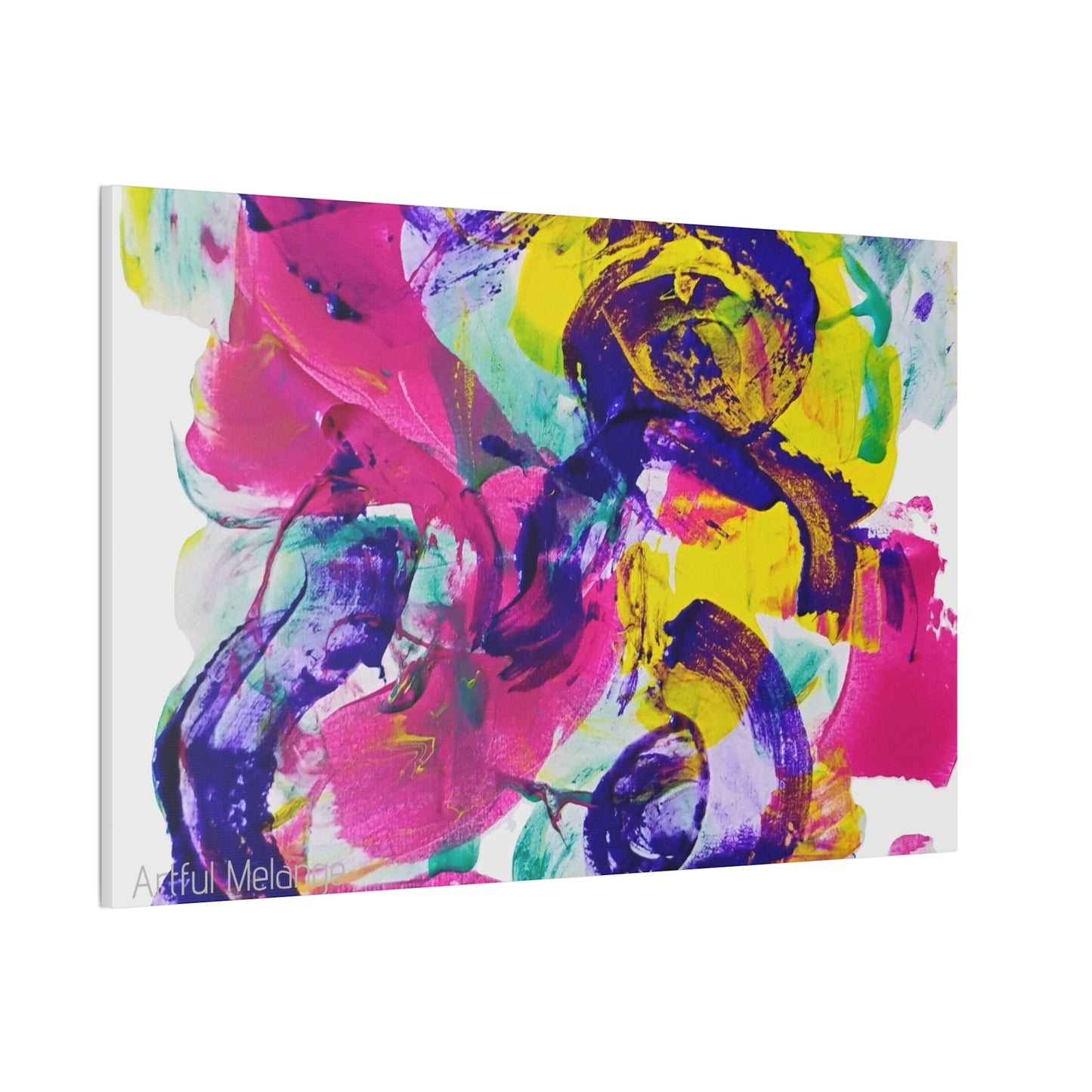Primary Elegance: A Symphony of Sophistication Canvas Print