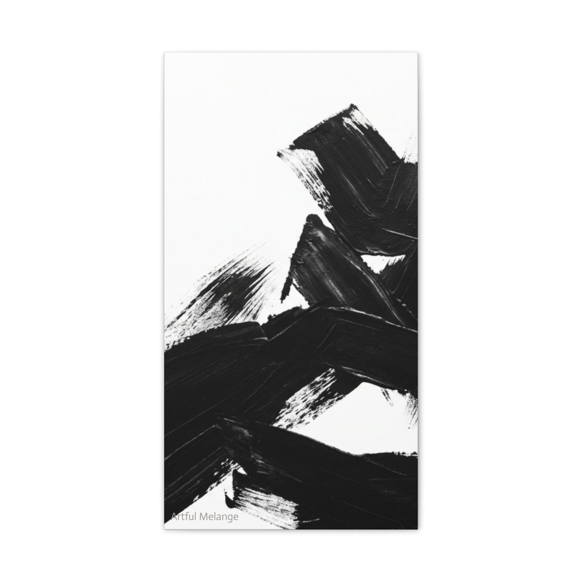 Acrylic Abstract Canvas Print - Richly Textured Artistry