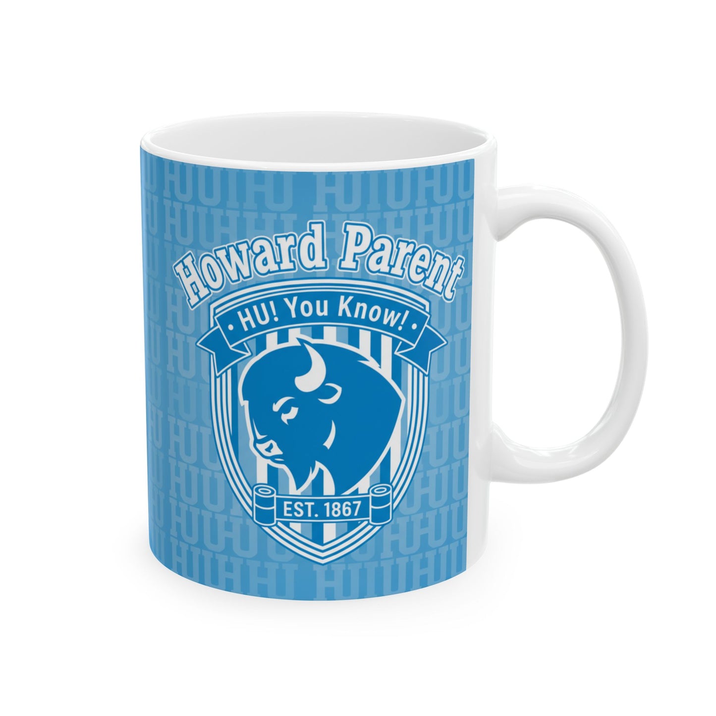HU Parent Mug Collection  Proud, Connected, Bison Strong /Ceramic Mug, (11oz, 15oz) 4