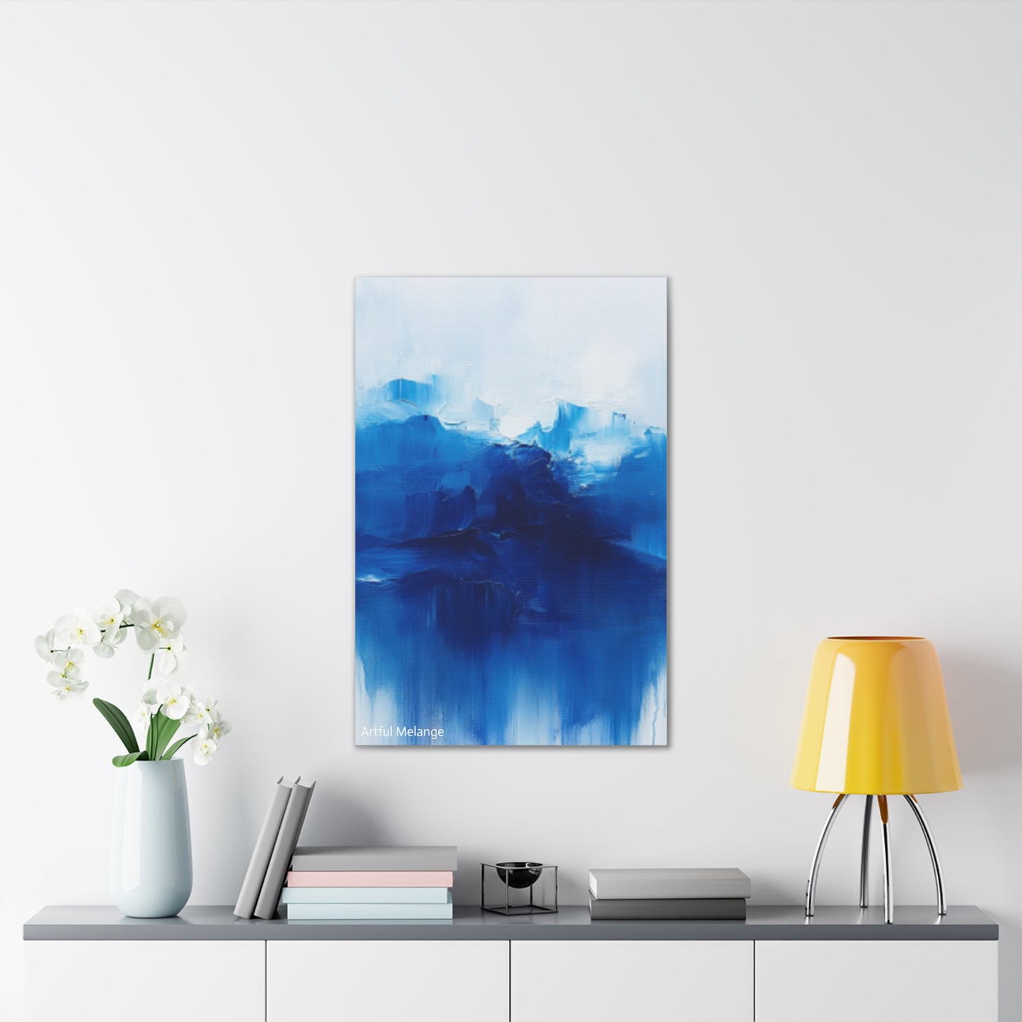 Acrylic Abstract Canvas Print - Richly Textured Artistry