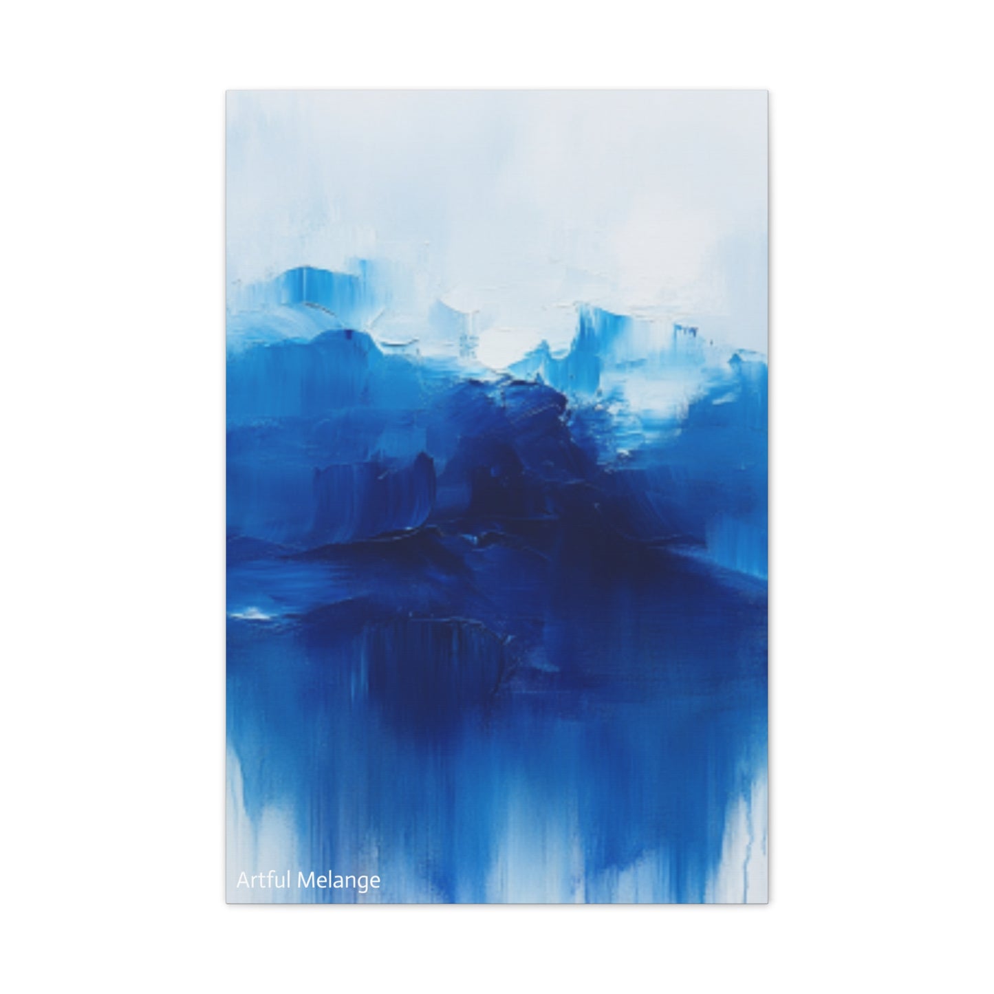 Acrylic Abstract Canvas Print - Richly Textured Artistry