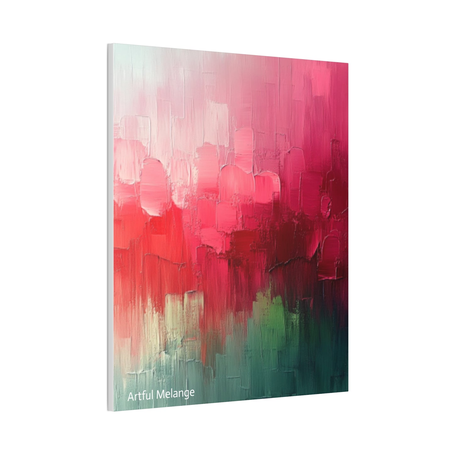 Acrylic Abstract Canvas Print - Richly Textured Artistry