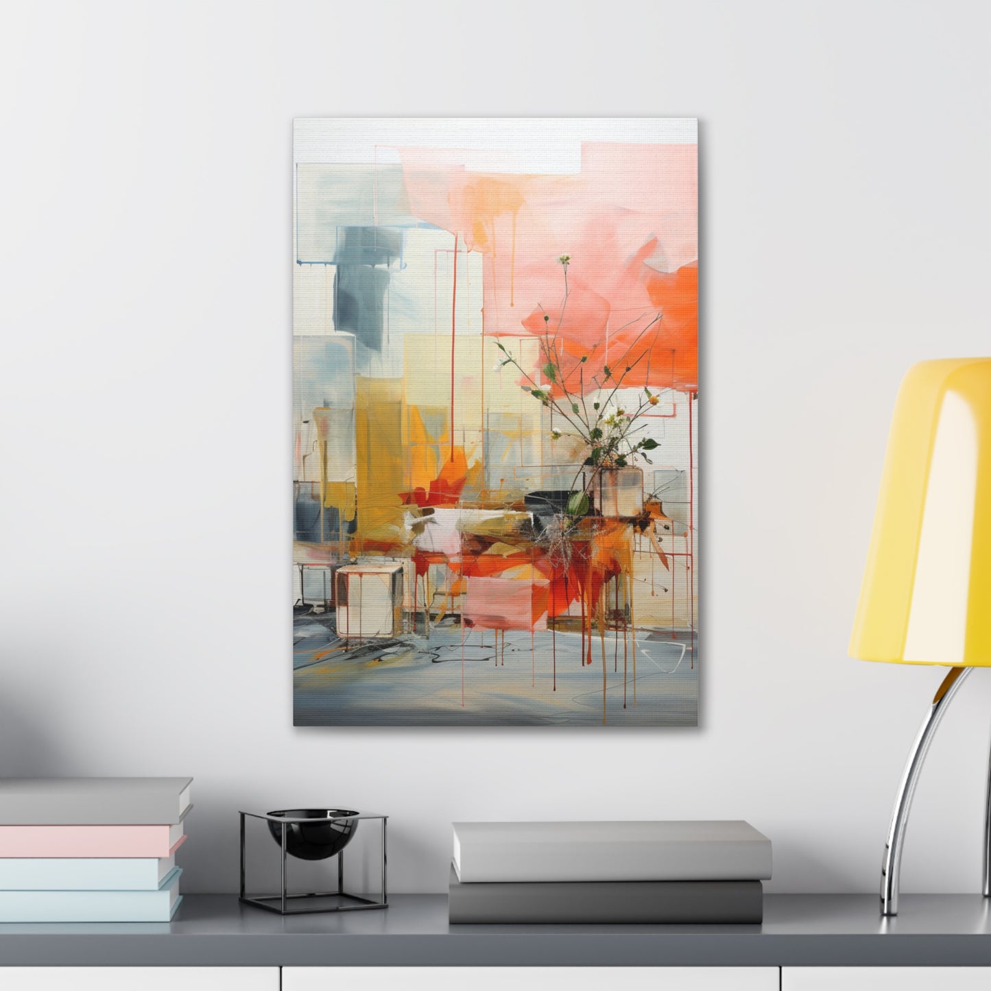 Timeless Elegance: Refined Muted Hues Canvas Print for Sophisticated Living Spaces