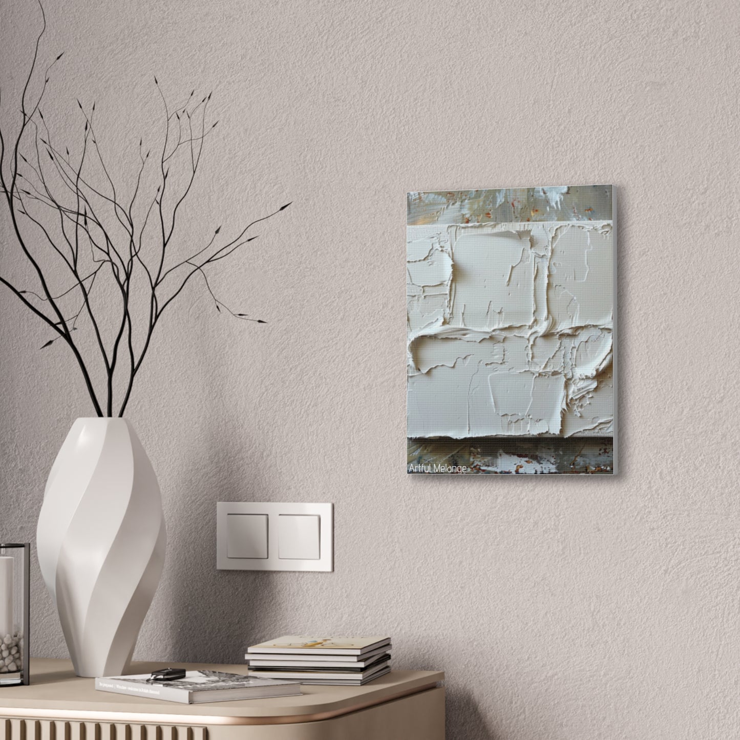 Primary Elegance: A Symphony of Sophistication Canvas Print