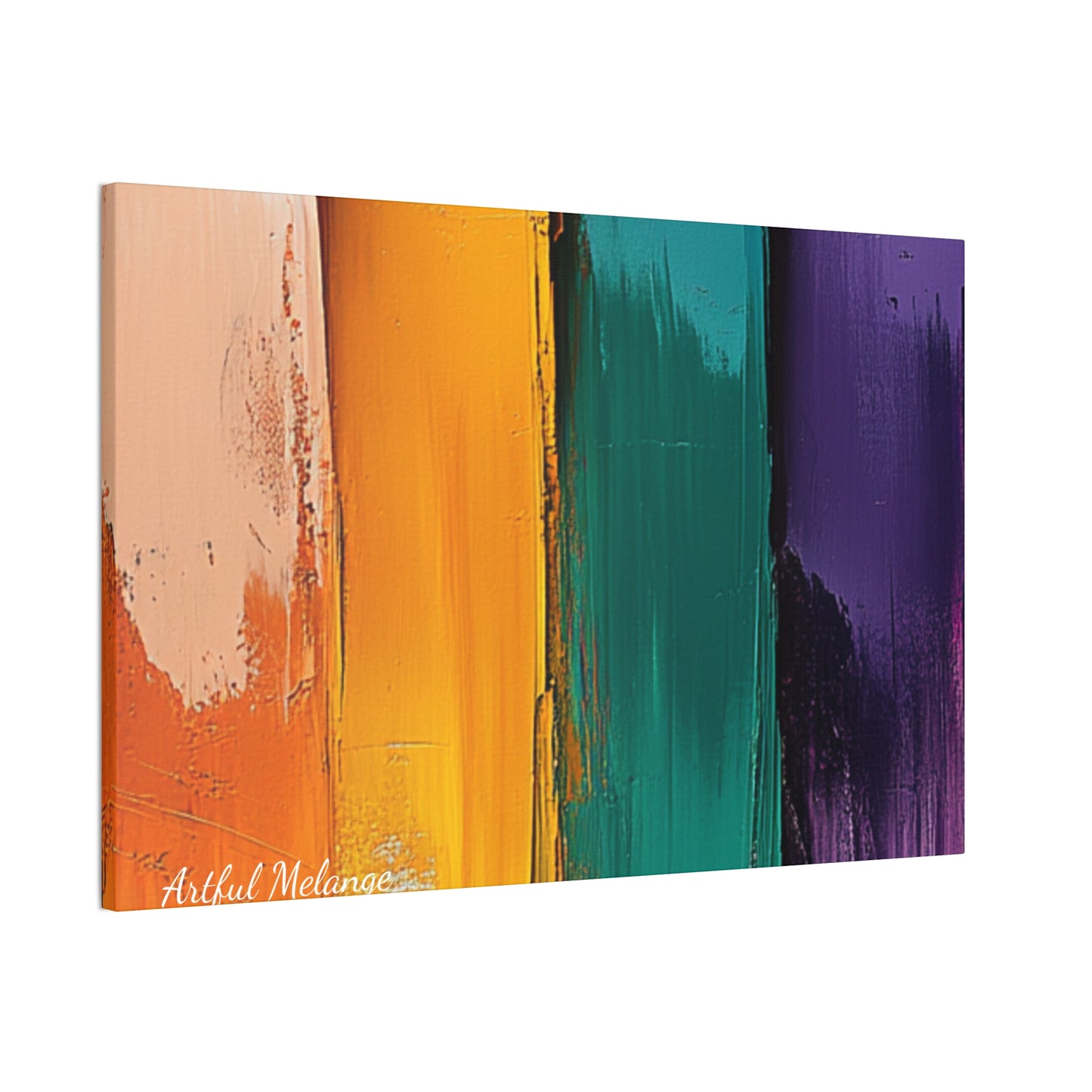 Acrylic Abstract Canvas Print - Richly Textured Artistry