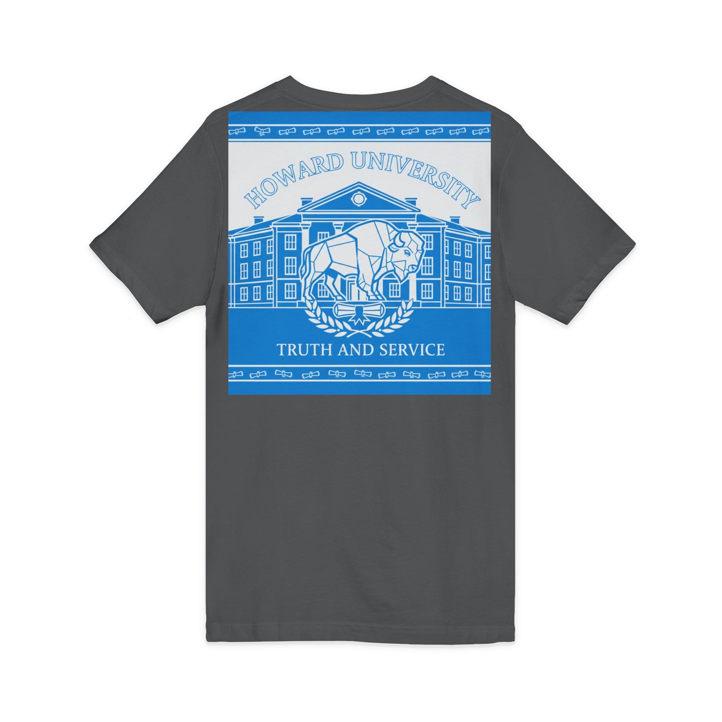 Howard University/ Truth and Service Unisex V-Neck T-Shirt