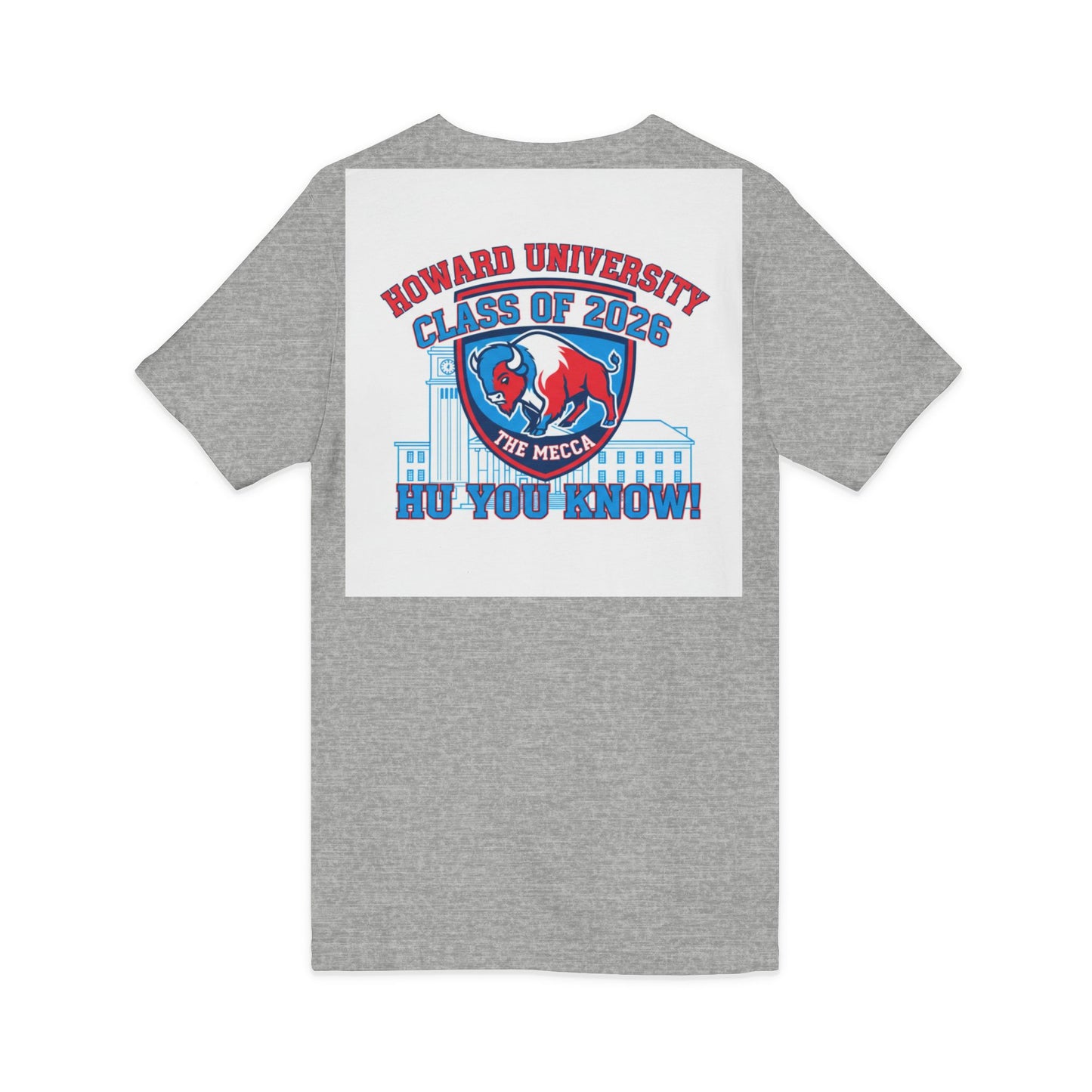 Howard University Class of 2026 Unisex V-Neck T-Shirt | The Mecca Incoming Class Tee