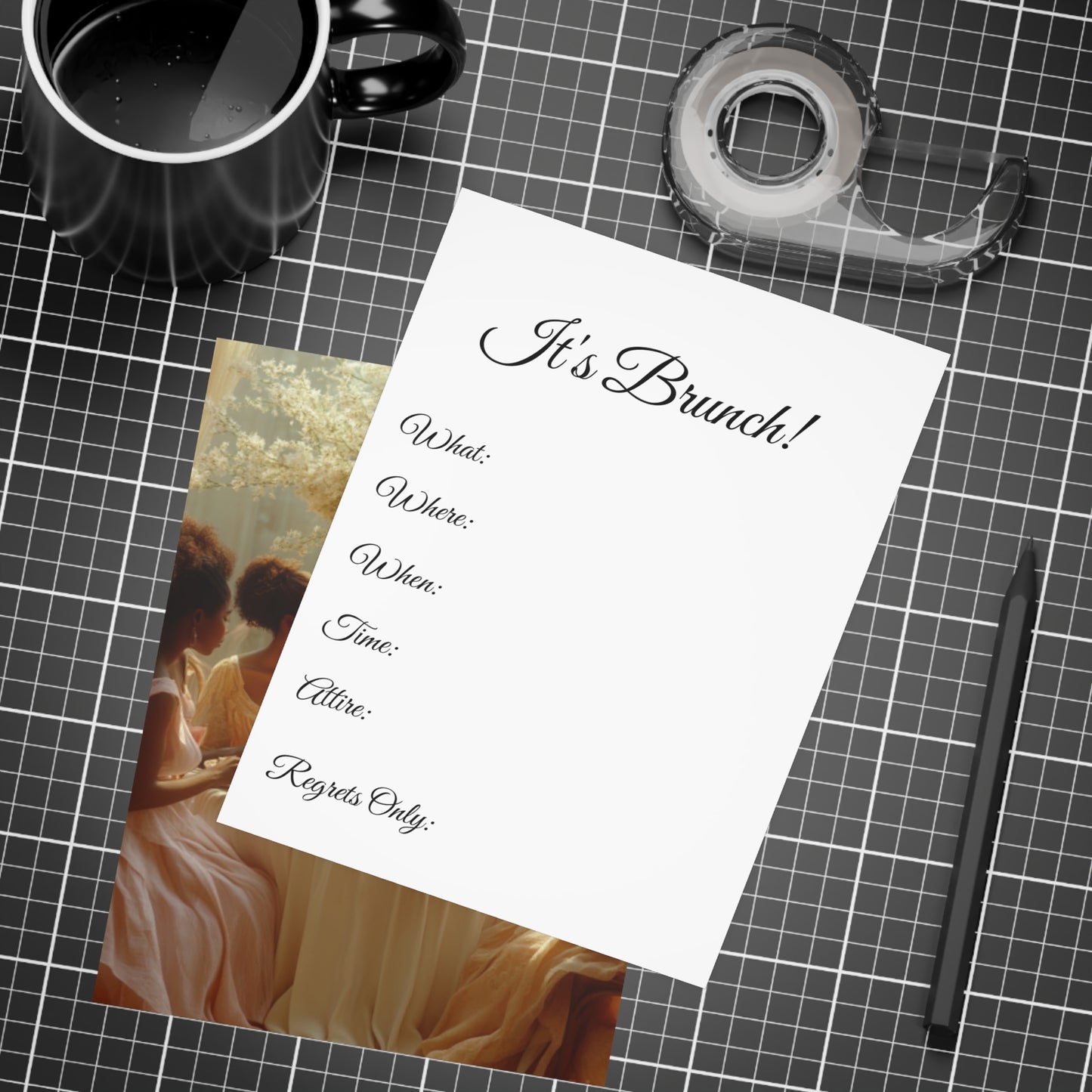 Brunch and Bliss  Invitation Bundles (envelopes included)