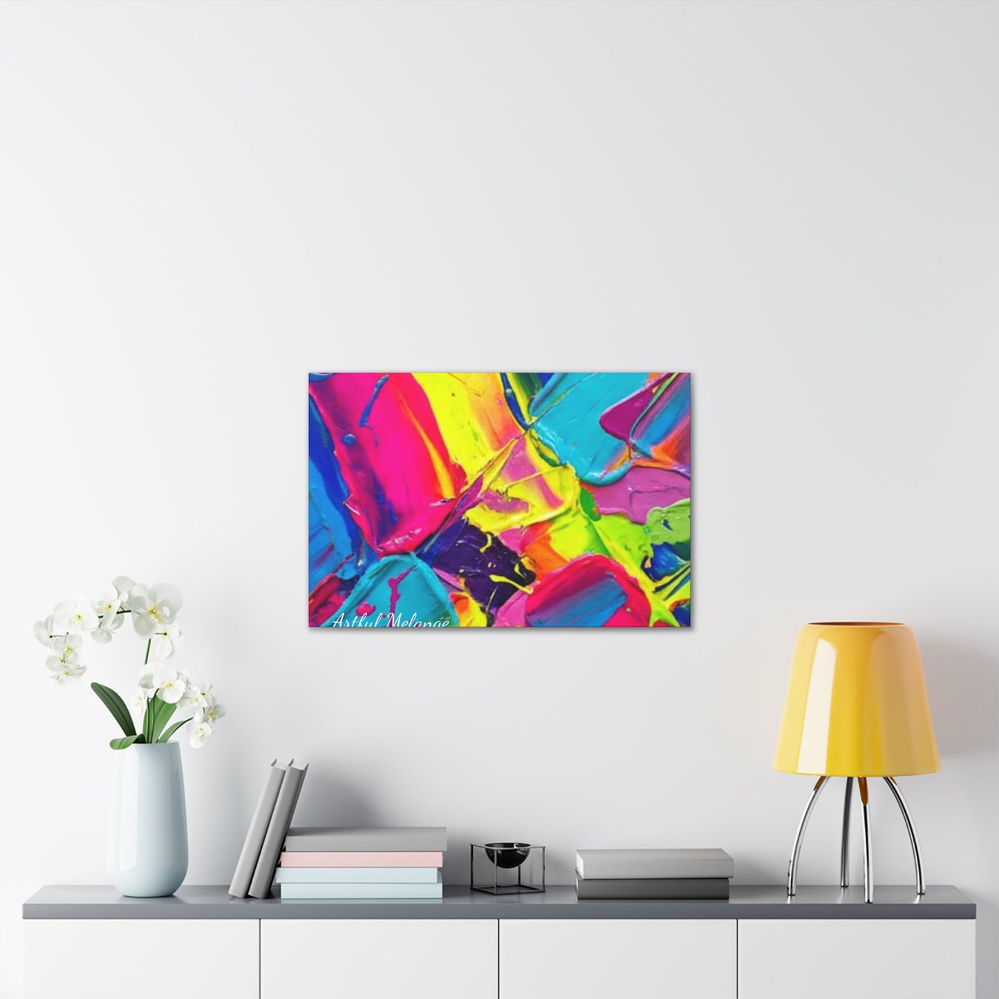 Acrylic Abstract Canvas Print - Richly Textured Artistry