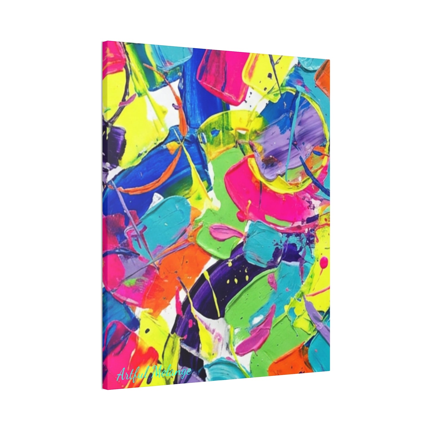 Acrylic Abstract Canvas Print - Richly Textured Artistry