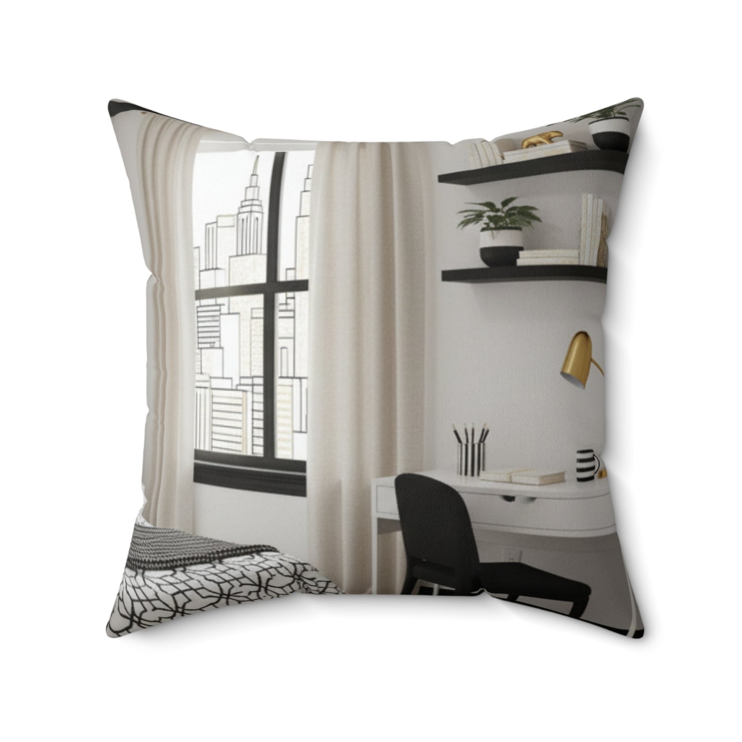 HOWARD NIGHTS PILLOW COLLECTION/ LIVE THE YARD /STYLE YOUR SPACE BLK1