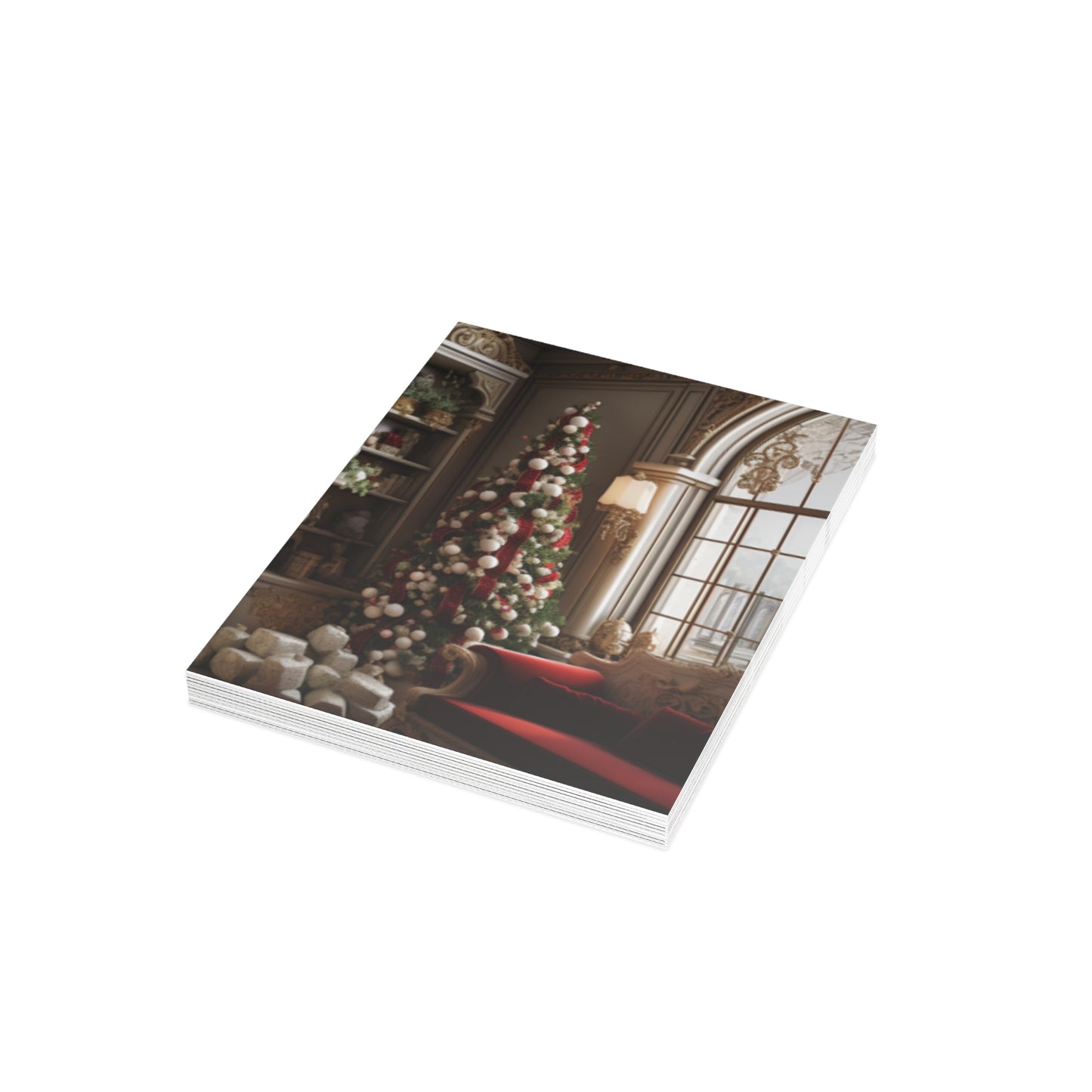 Regal Radiance: Opulent Christmas Greeting Cards