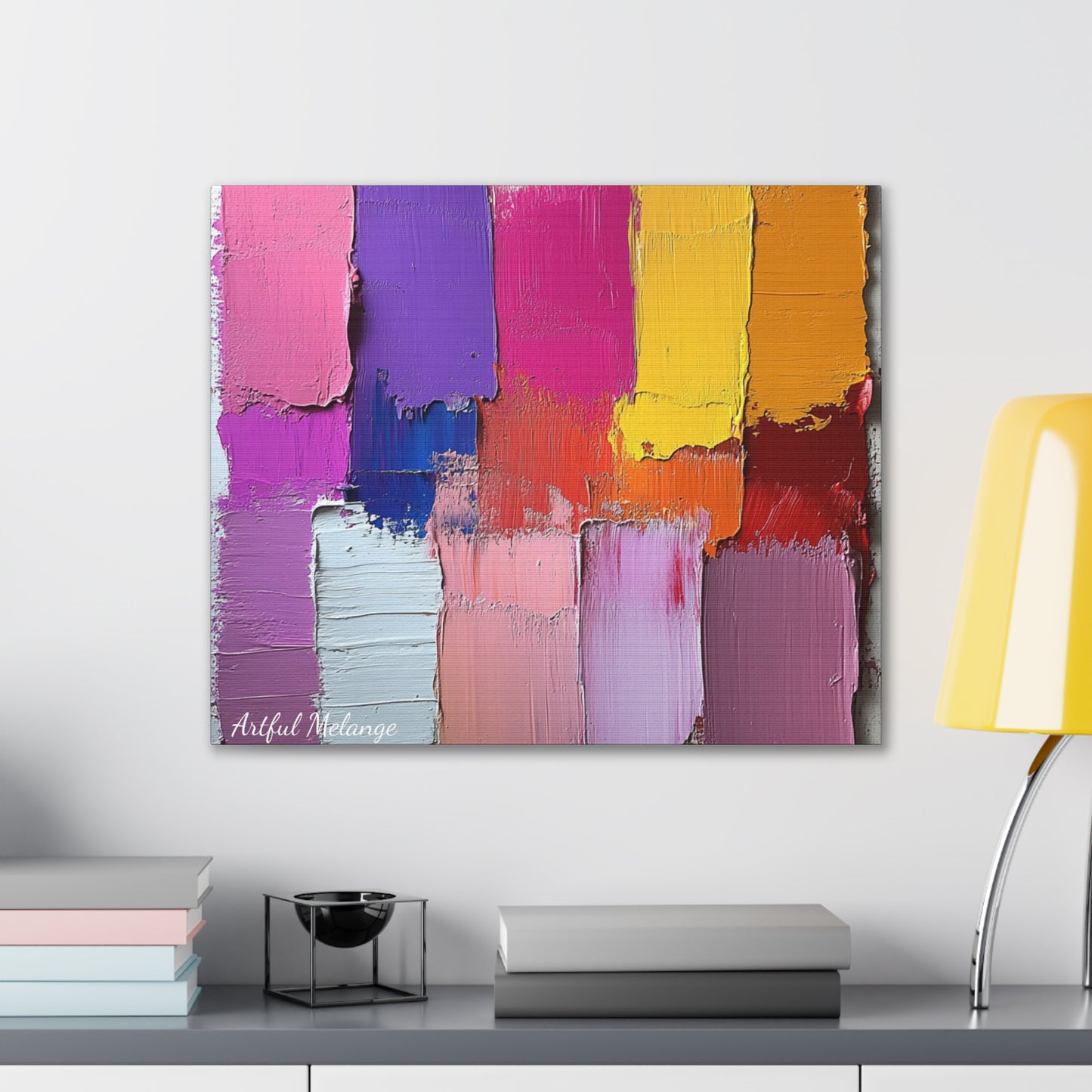 Acrylic Abstract Canvas Print - Richly Textured Artistry