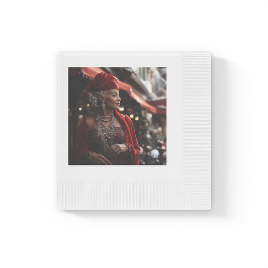 Regal Queen Claus Napkin Set 3