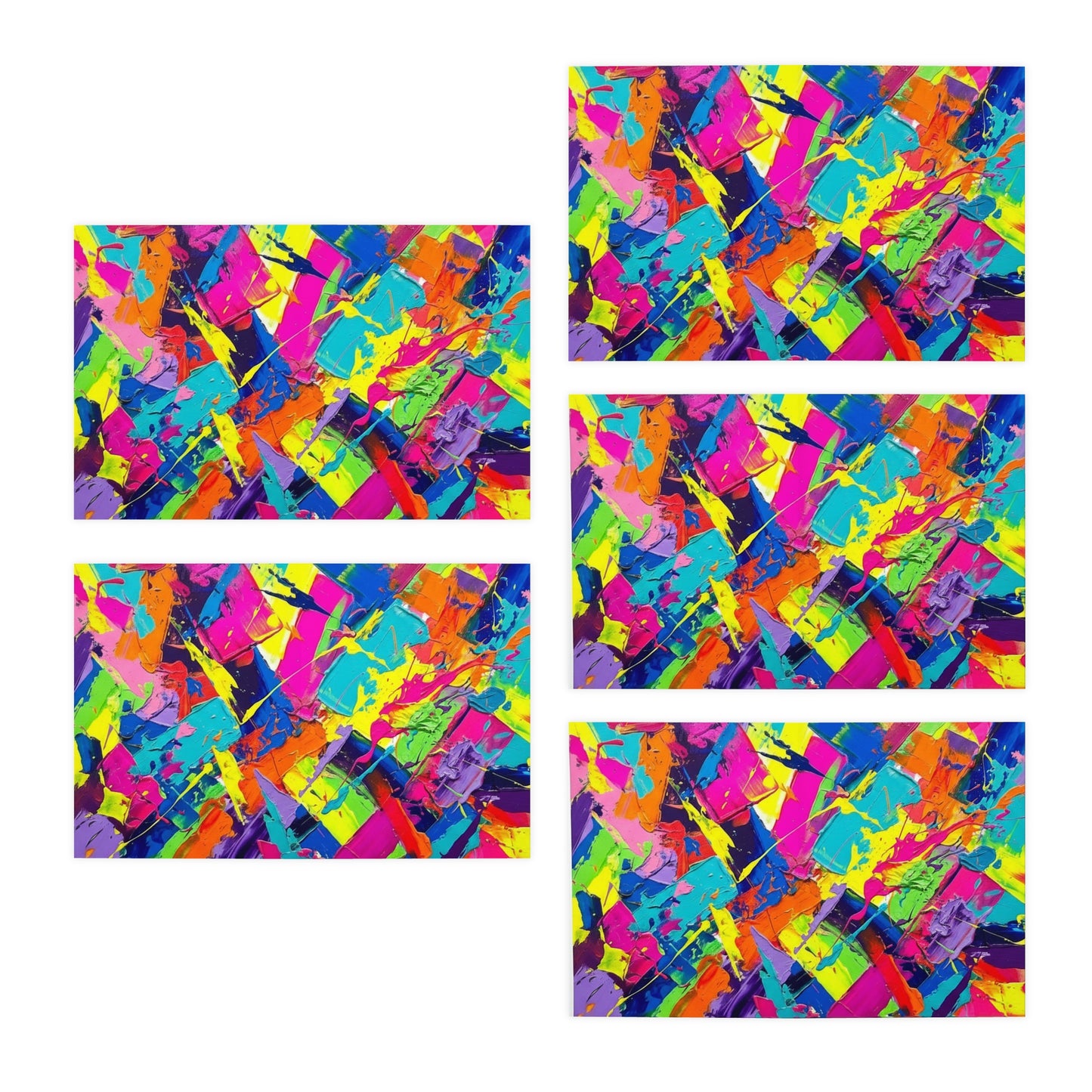 Elegance in Ink:  Abstract Art Note Card Set(5-Pack)