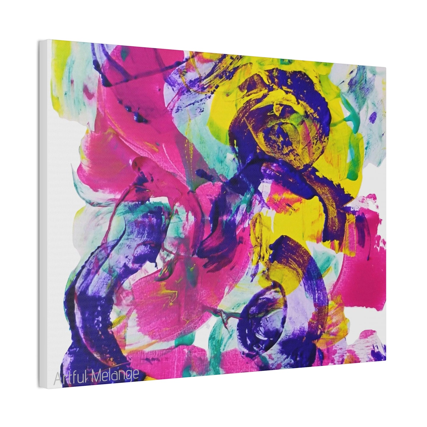 Primary Elegance: A Symphony of Sophistication Canvas Print