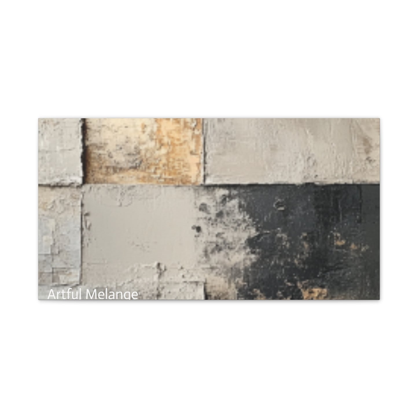Acrylic Abstract Canvas Print - Richly Textured Artistry