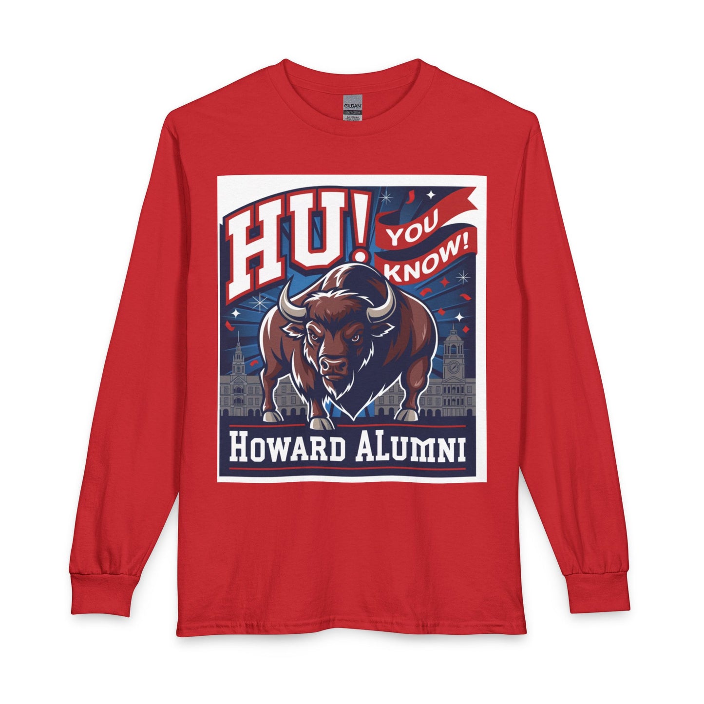 Howard University Heritage Reserve/Unisex Long Sleeve T-Shirt 5